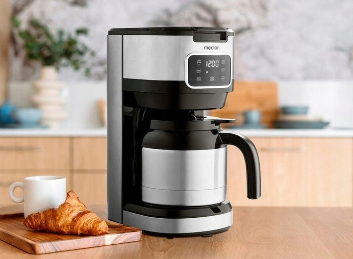 GOOD OVERFLOW COFFEE MAKER 1,25L WITH THERMOS 900W DISPLAY Manufacturer code MD11019