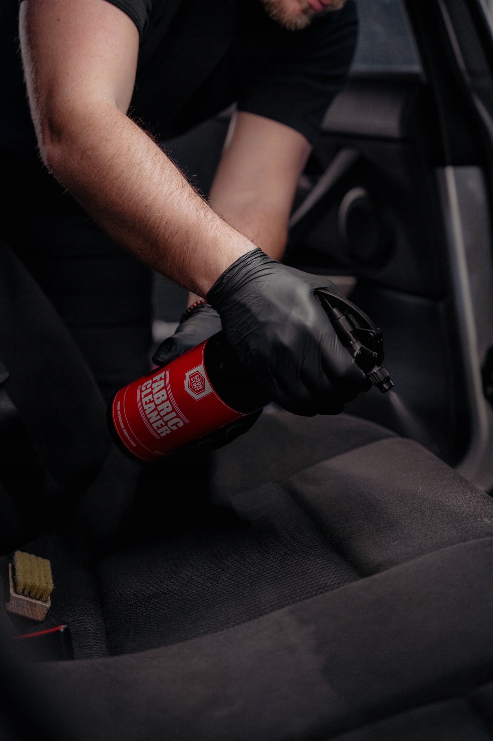 GOOD STUFF Fabric Cleaner 1L Cleaning Upholstery Seats Headliners Manufacturer Good Stuff