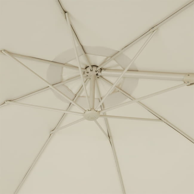 GOODHOME UMBRELLA MALLORCA 350 CM BEIGE Color beige