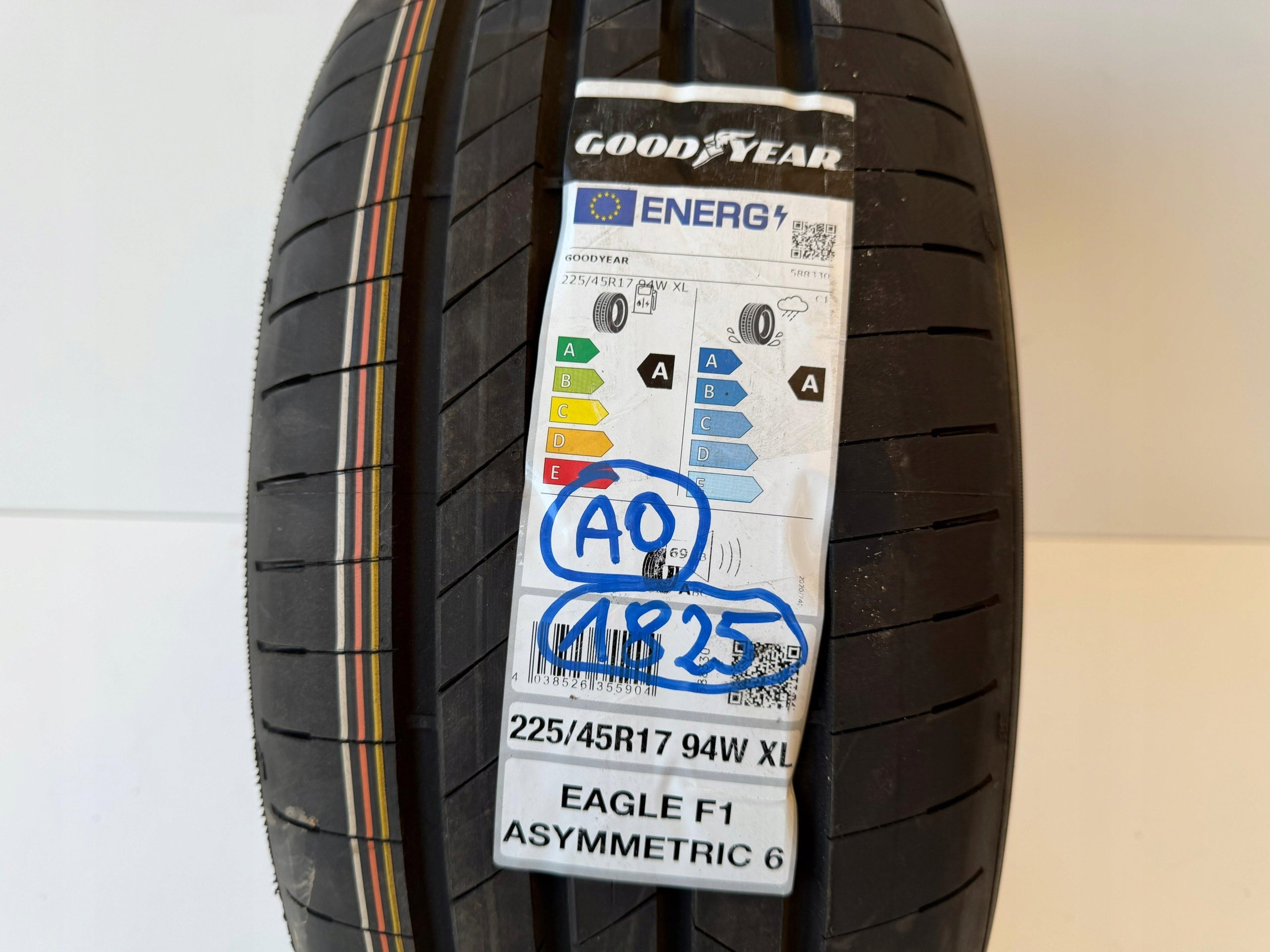 GOODYEAR EAGLE F1 ASYMMETRIC 6 TYRE 225/45 R17 94W XL Year of manufacture 2025