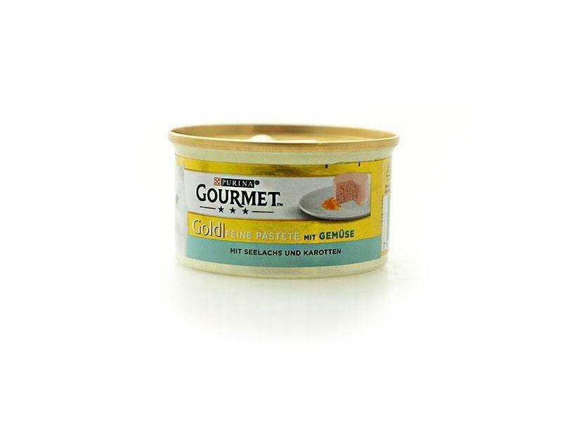 GOURMET GOLD cat can pate mousse COD with CARROT 85g EAN (GTIN) 7613033047428