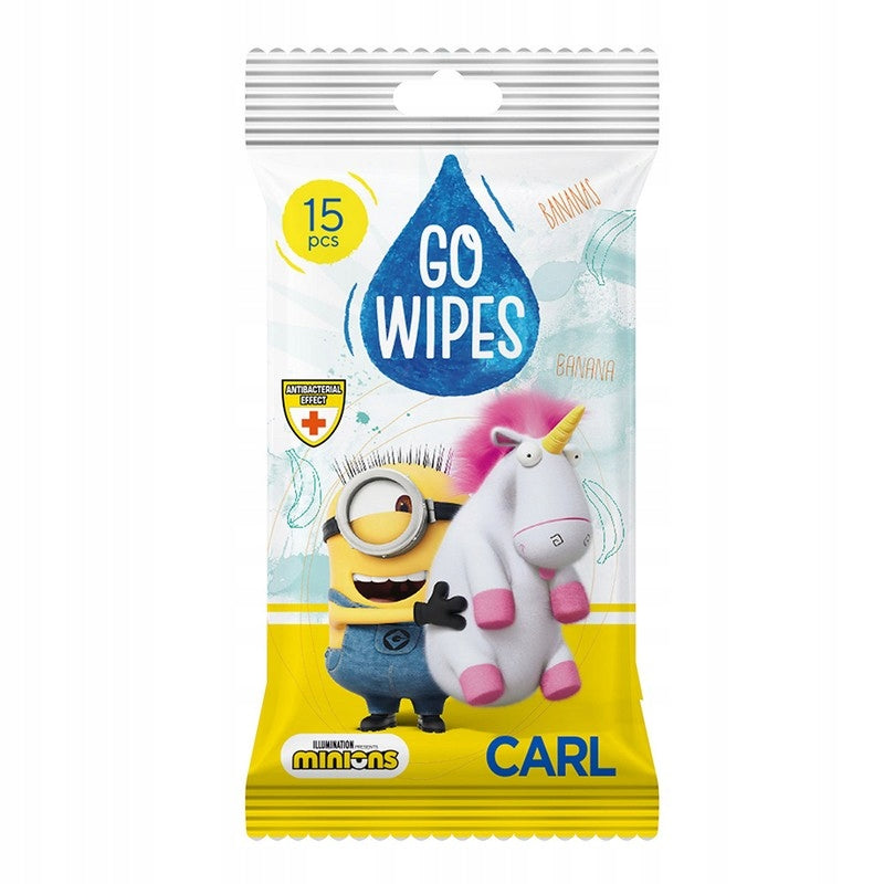 GOWIPES antibacterial wet wipes "Minions" 15pcs Manufacturer code 4823071643107