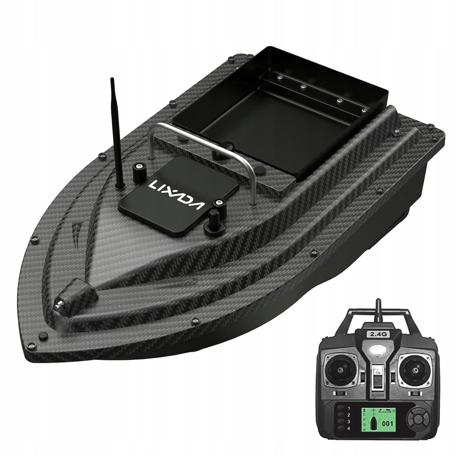 GPS BAIT BOAT 500M 2KG LARGE BAIT CONTAINER 5200MAH Lixada Manufacturer code 770913321904