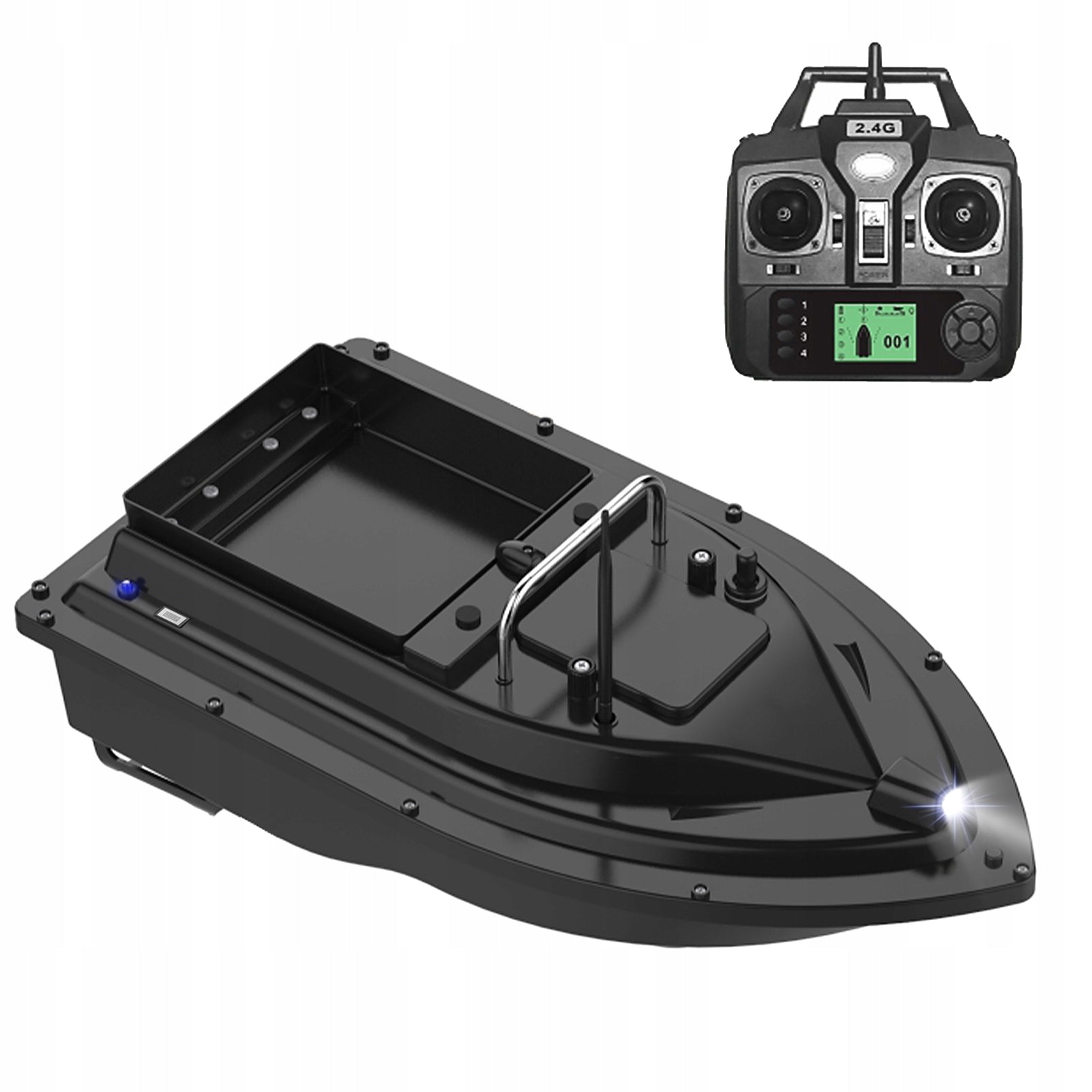 GPS BAIT BOAT D16B RC BOAT 400M-500M 12000mah