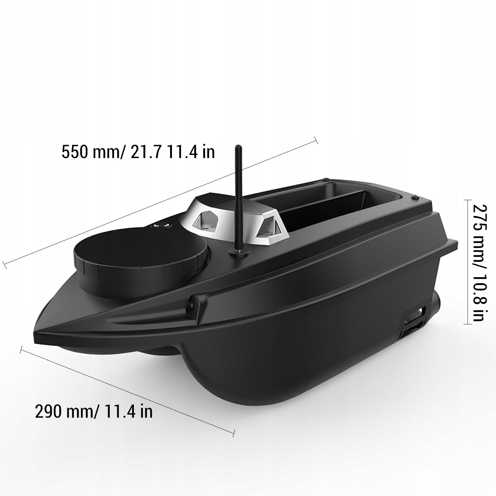 GPS bait boat 800m, 9 fisheries 180 pts, 20000mAh, sonar Manufacturer code 0755732964570