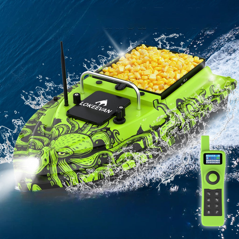 GPS bait boat D32ED LOKEEVAN 500m Pilot Hooks Bait 12000mAh Packaging status original
