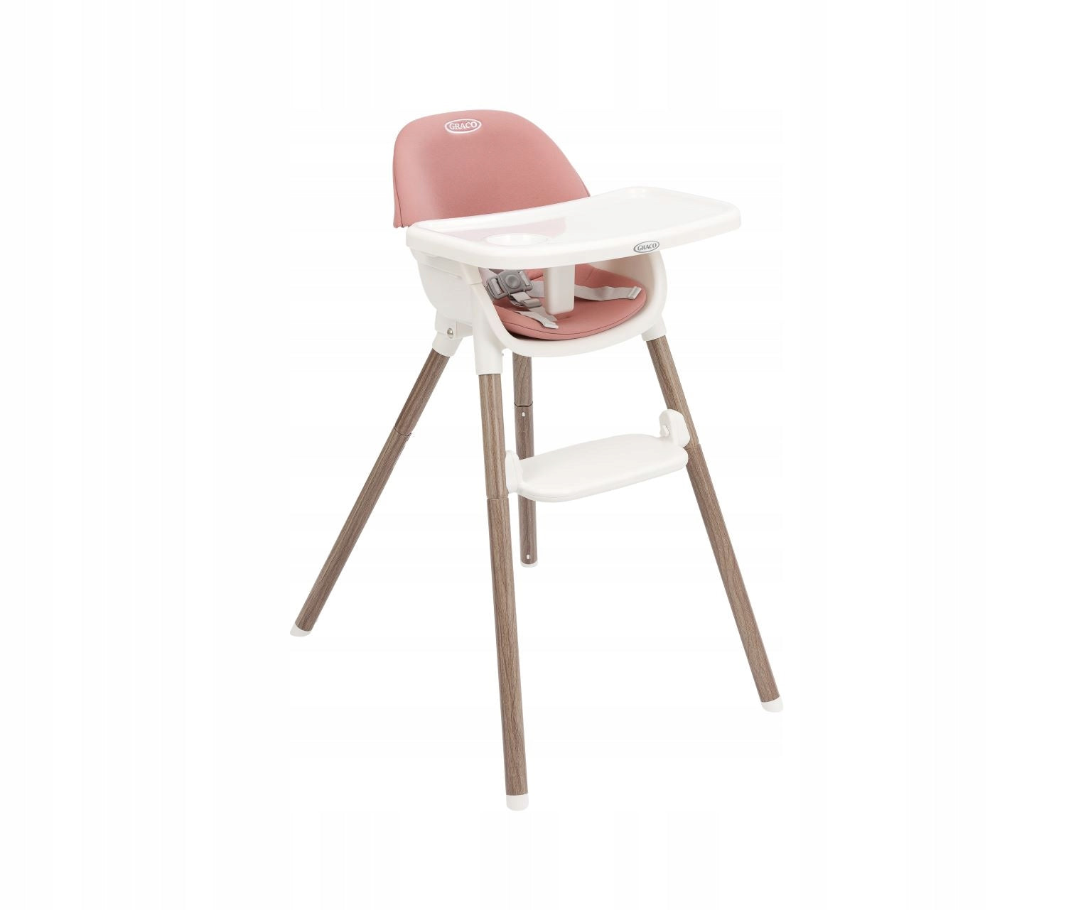 GRACO Presti 3in1 Feeding Chair with Compact Folding Dusty Rose