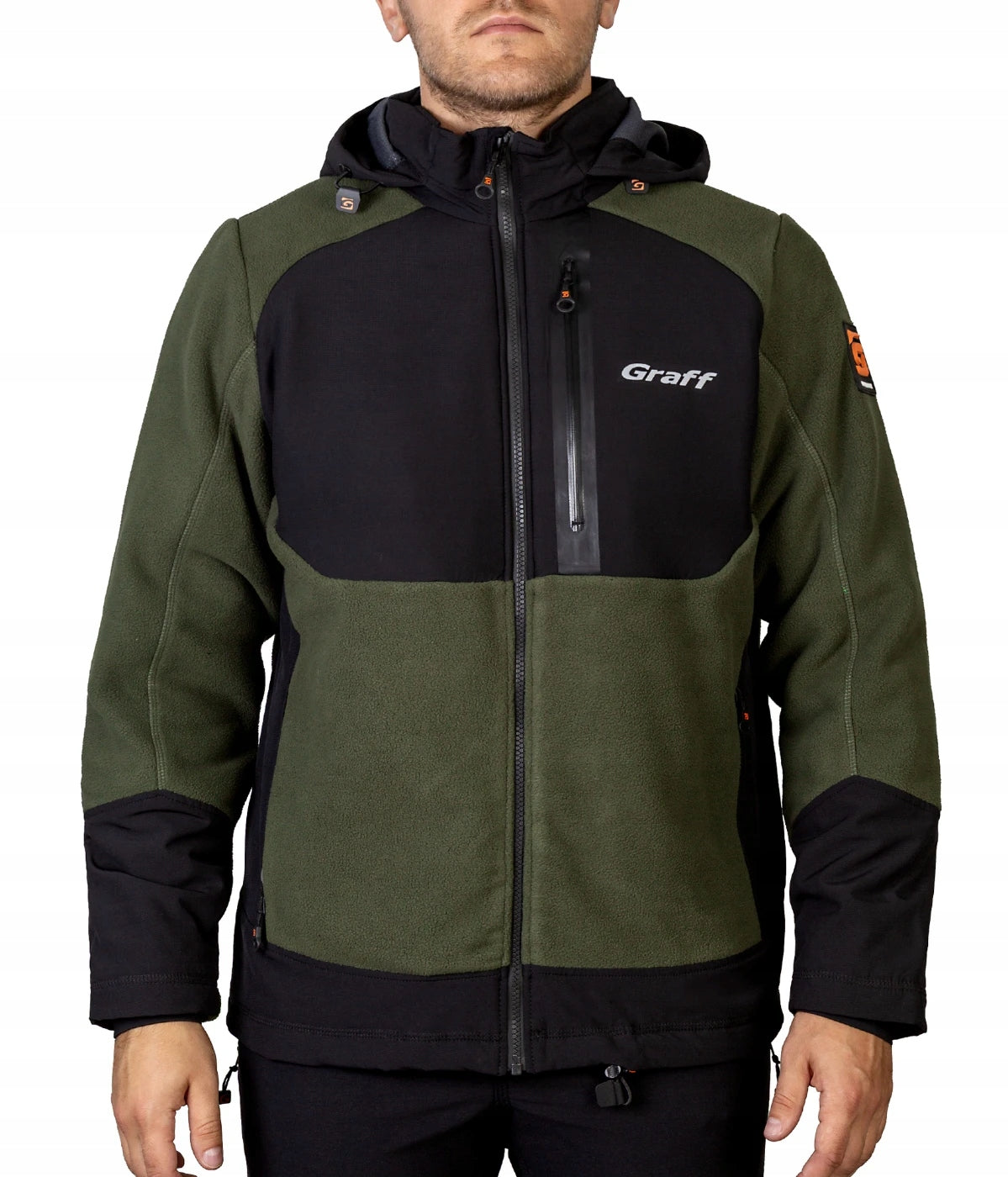 GRAFF JACKET FLEECE SWEATSHIRT WITH MEMBRANE WITH hood WATERSTOP 562-WS SIZE L Packaging status original