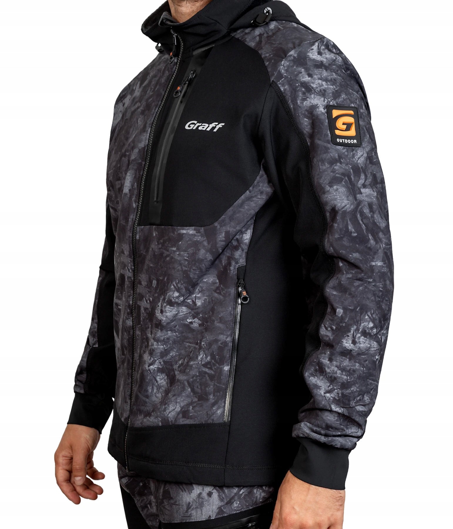 GRAFF SOFTSHELL JACKET with HOOD size S Packaging status original