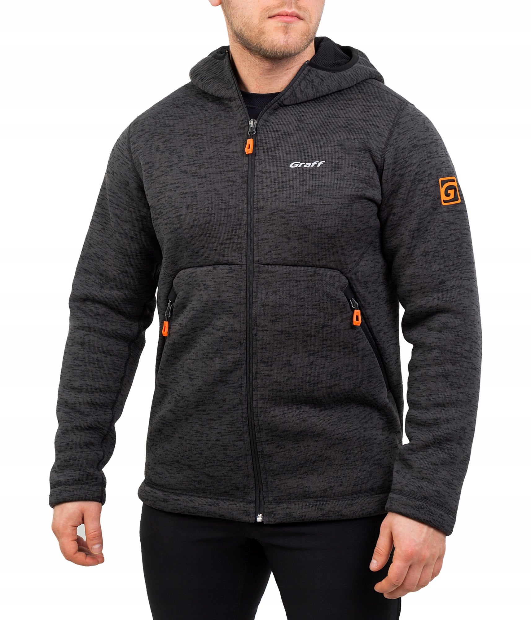 GRAFF WARM OUTDOOR SWEATSHIRT WITH HOOD size M