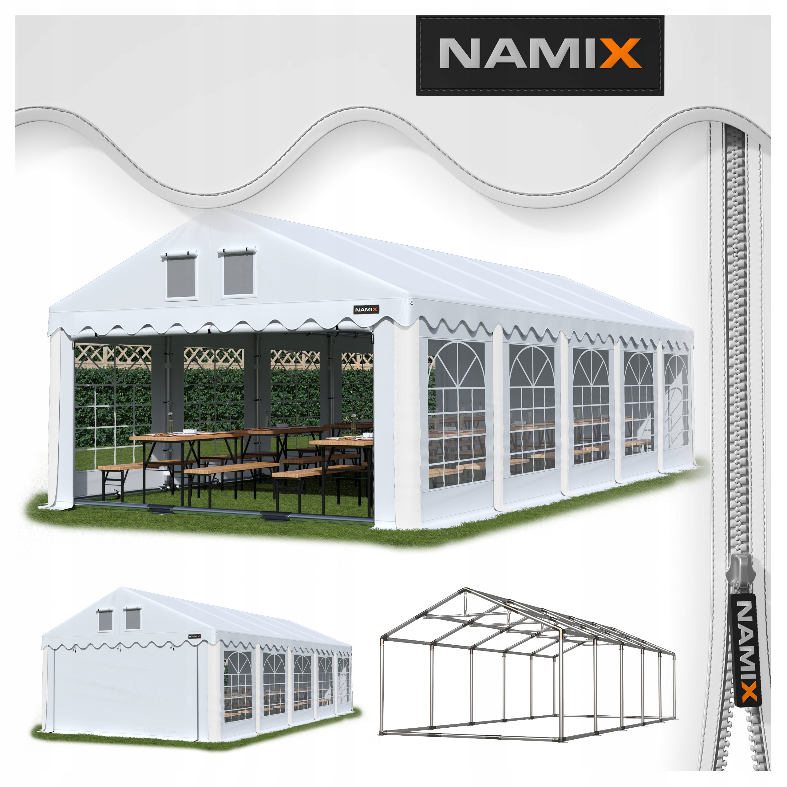 GRAND 6x10 Garden Party Tent VARIOUS COLORS