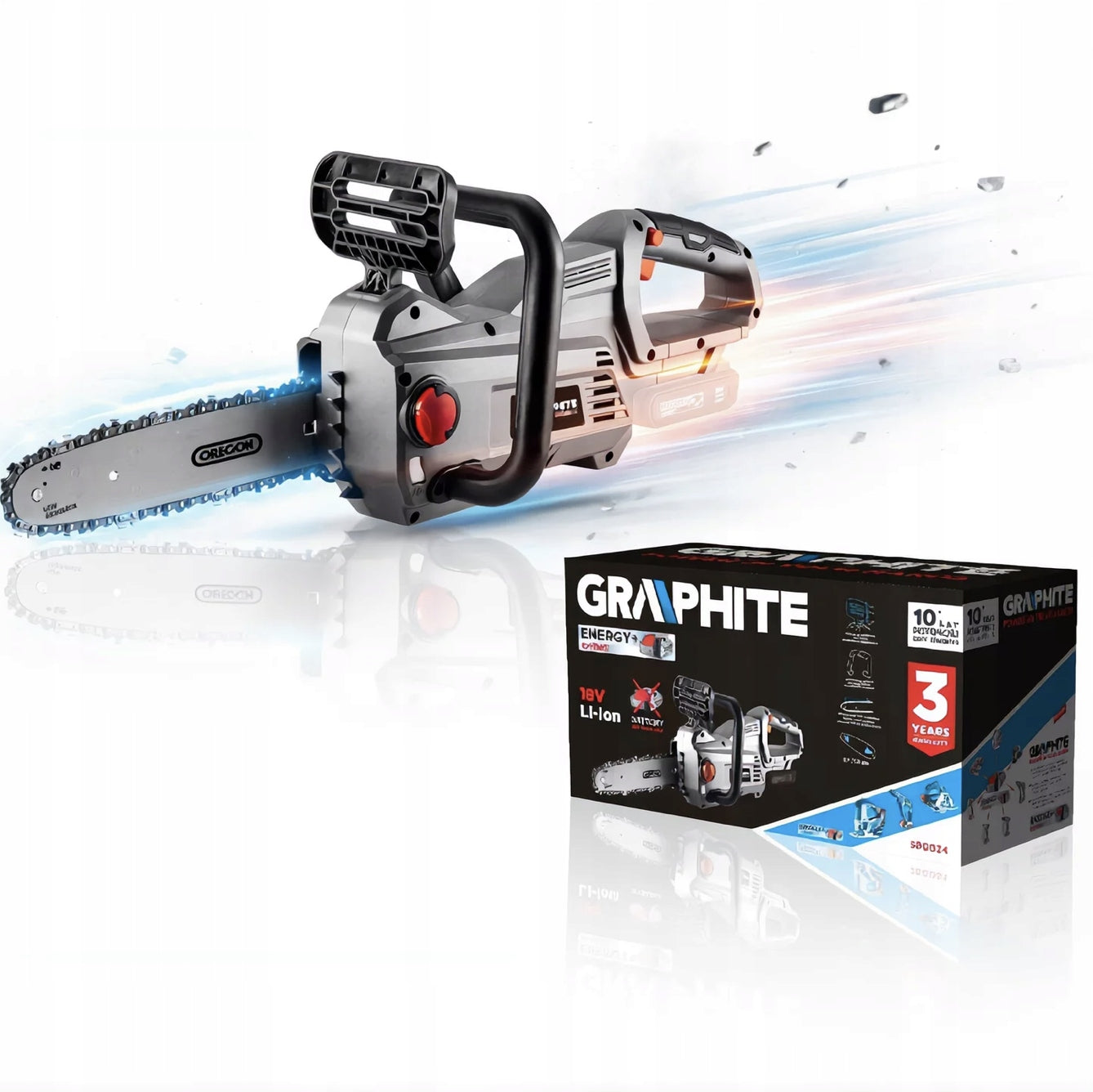 GRAPHITE CHAINSAW ENERGY+ 18V 58G034