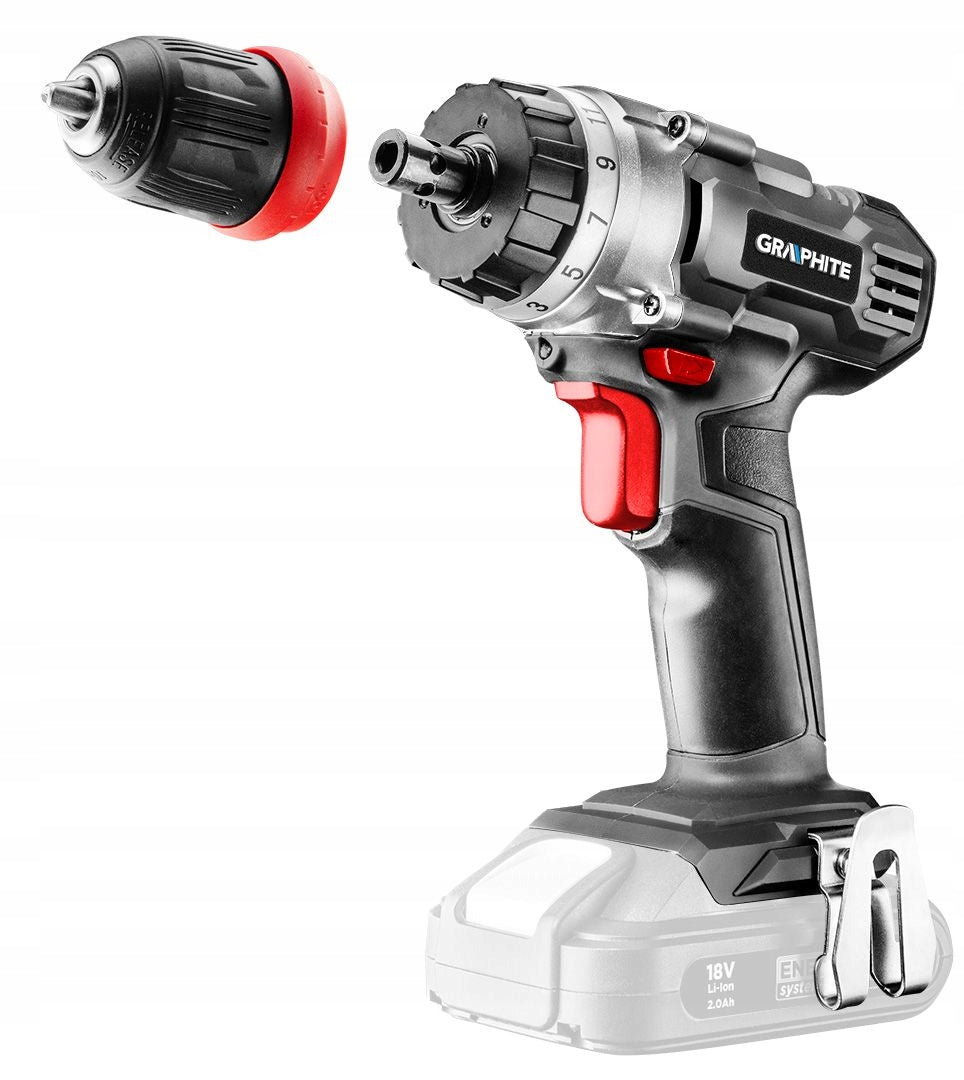 GRAPHITE CORDLESS SCREWDRIVER ENERGY+ 18V SOLO WITHOUT AKU 58G022 Manufacturer code 58G022-AD