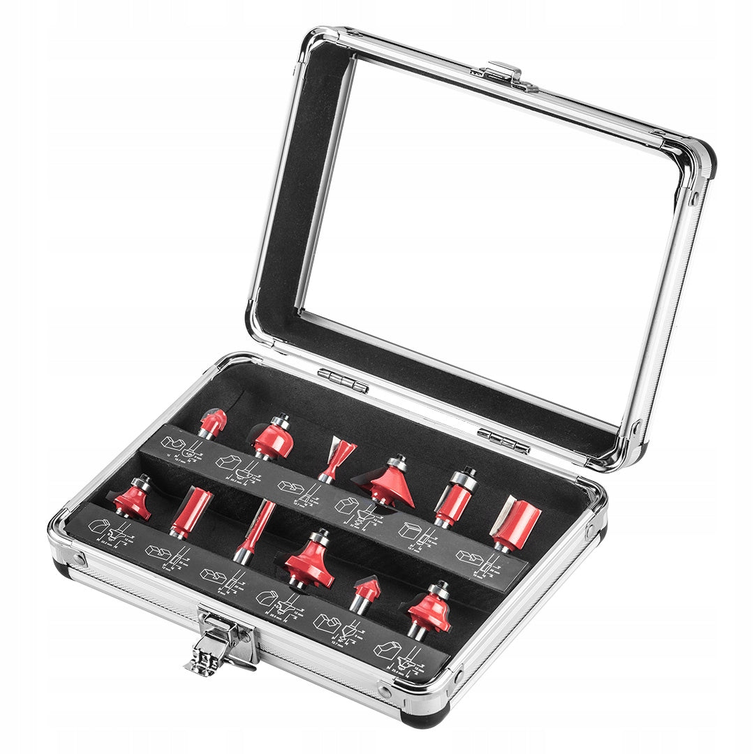 GRAPHITE Edge milling machine 510W + End mills 12 pcs. Upper spindle 6-8 mm Batteries included no