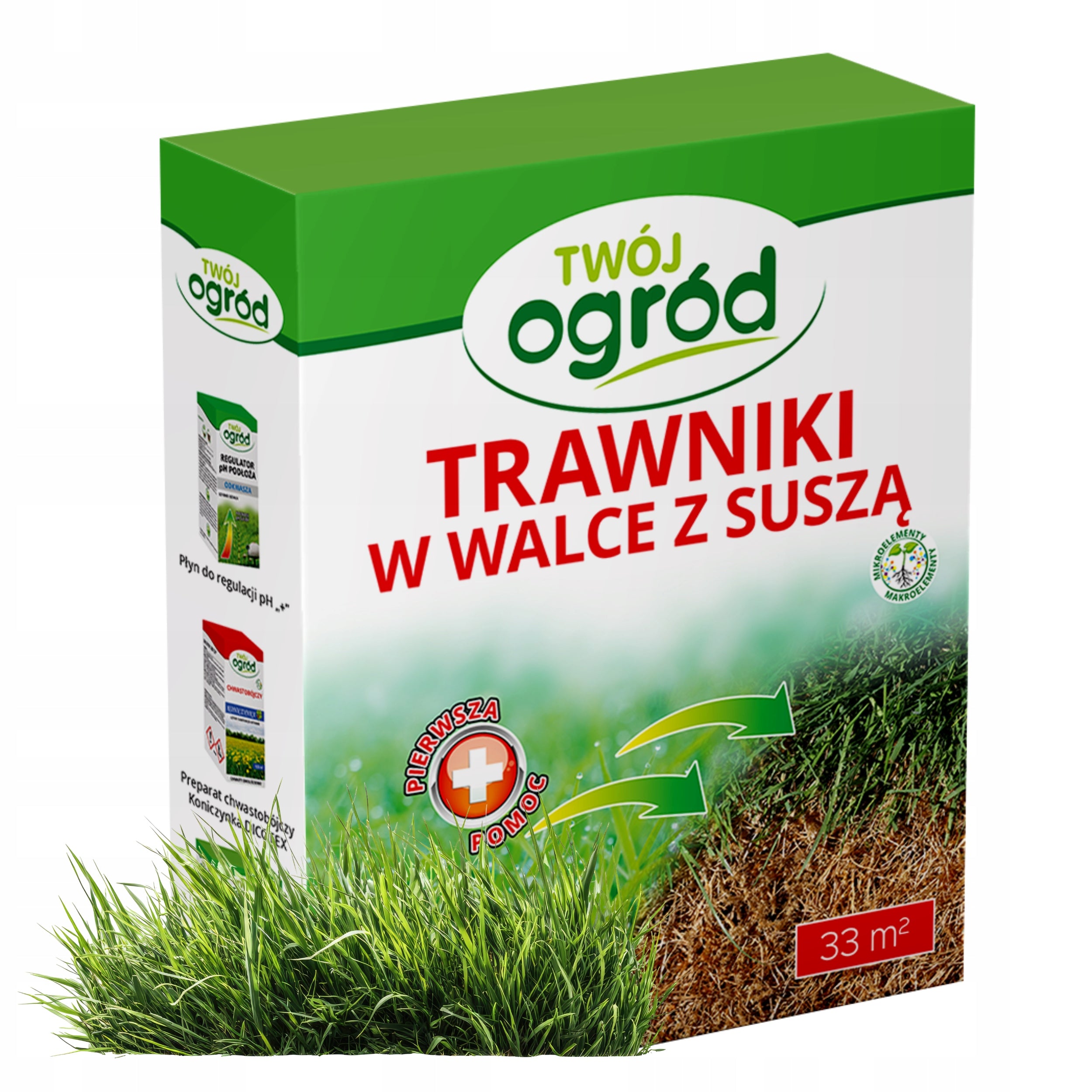 GRASS FERTILIZER FOR LAWN 1KG LONG-ACTING HELP FOR LAWNS FOR DROUGHTS