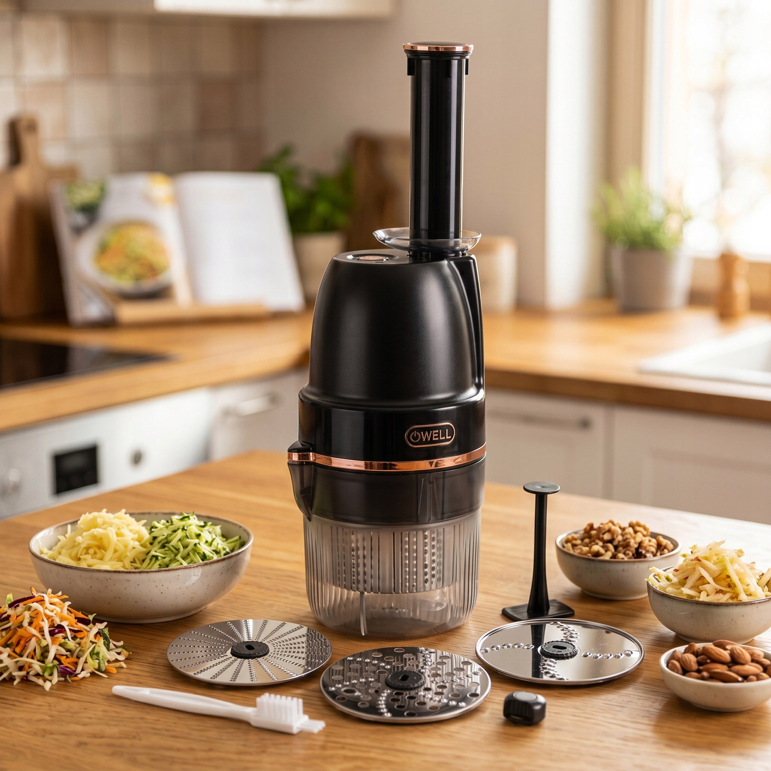 GRATER POTATO FRICTION MACHINE ELECTRIC SLICER 200W STRONG 4in1 Manufacturer code OW 4819