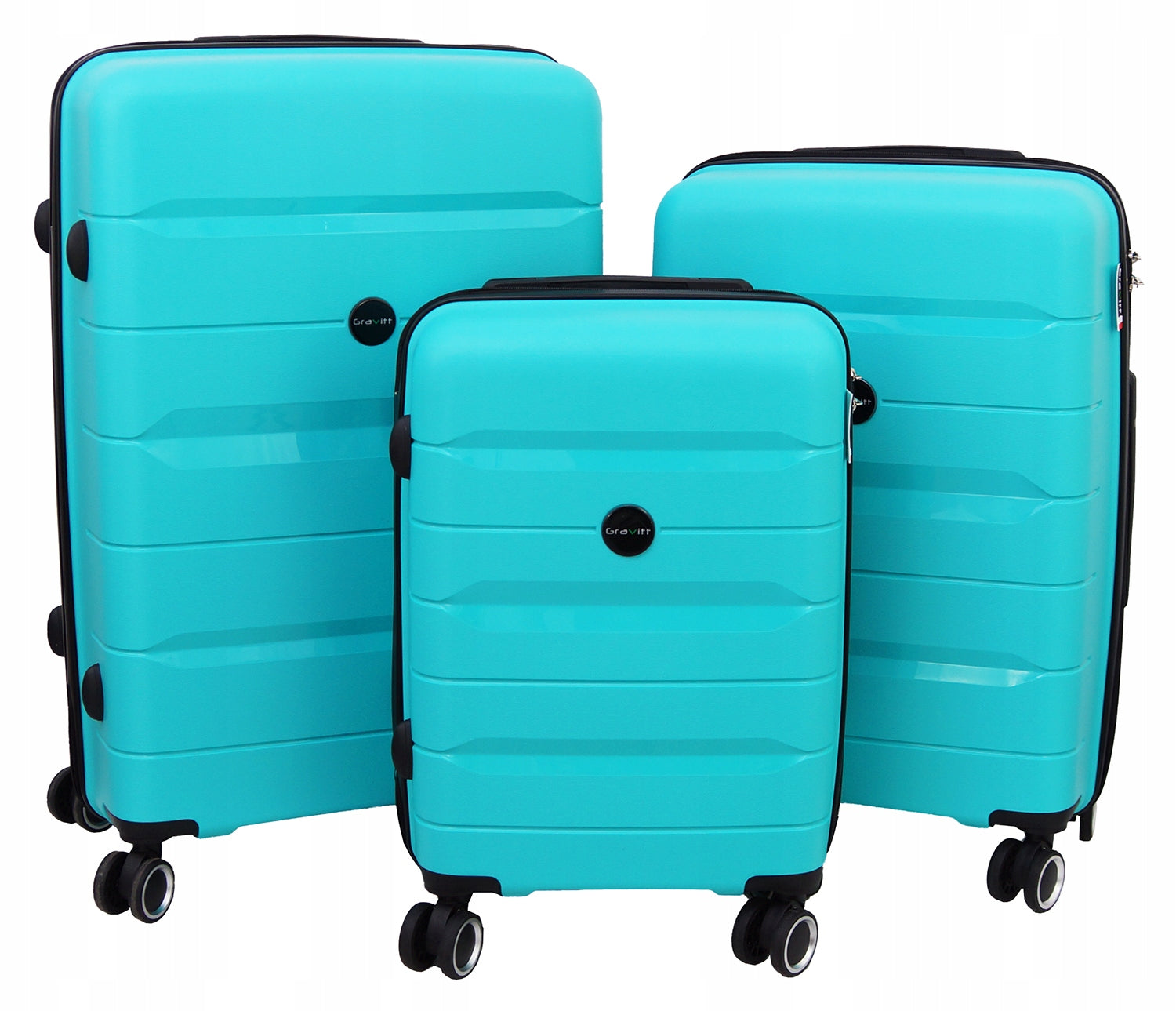 GRAVITT set suitcase set large medium small 3in1 POLYPROPYLENE 010