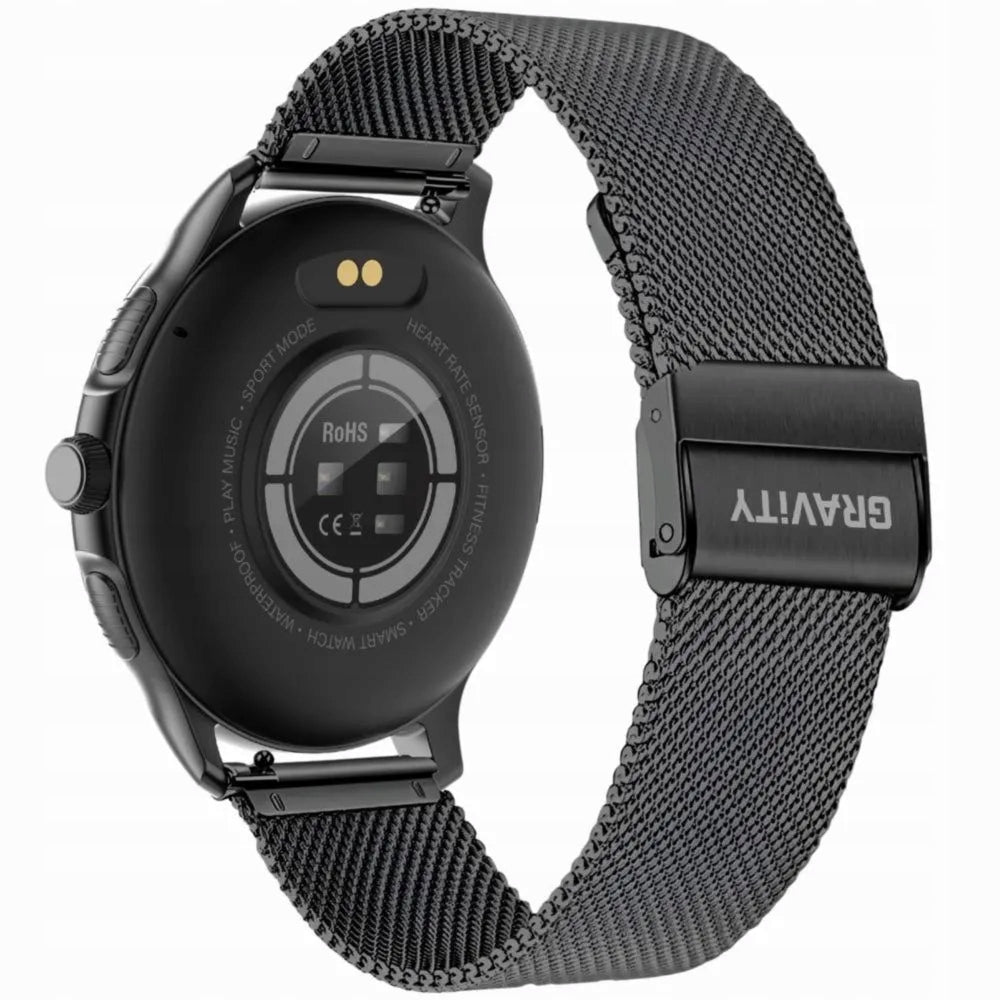 GRAVITY GT12-1 black smartwatch with pressure measurement Model other