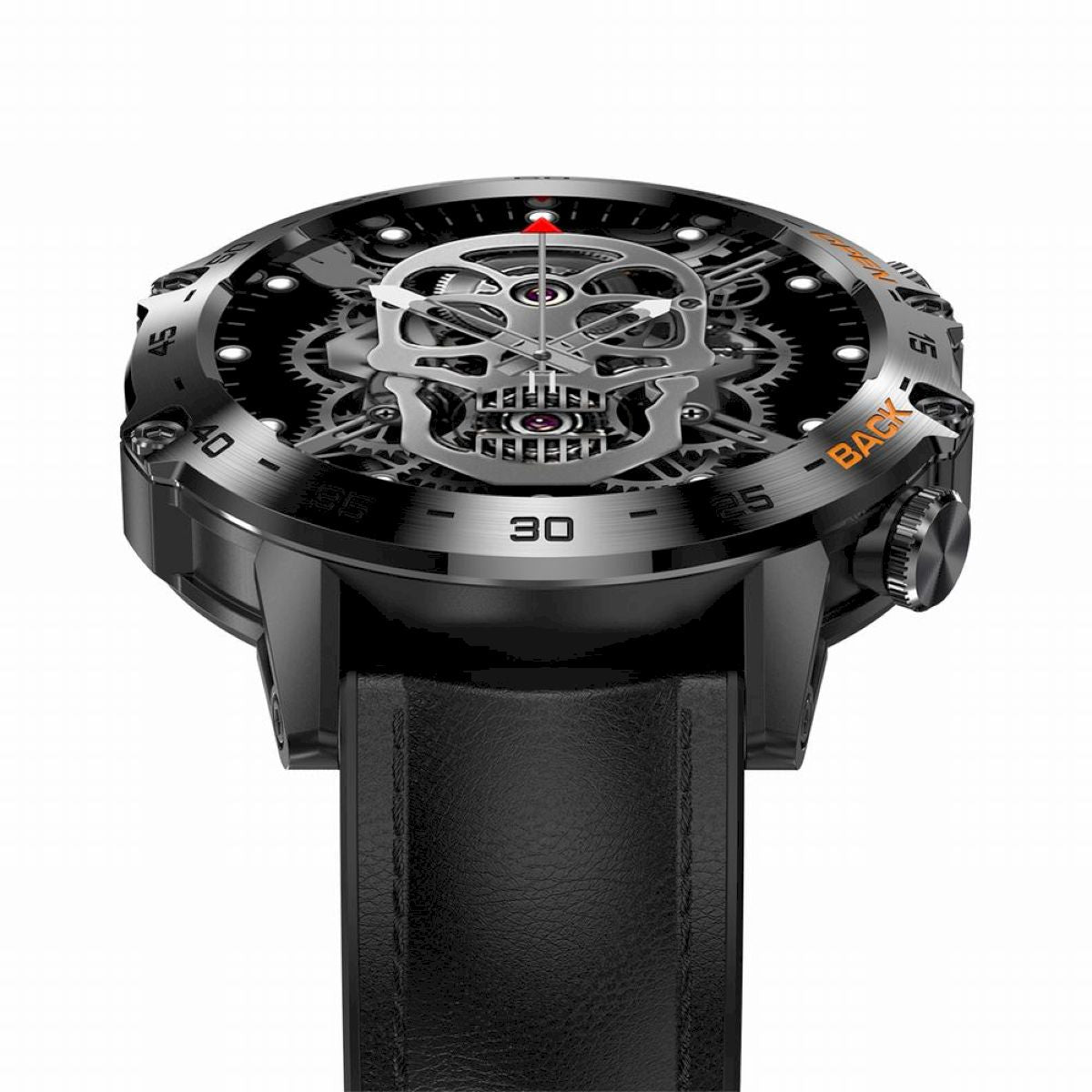 GRAVITY GT9-5 black strap leather smartwatch men's Brand Gravity