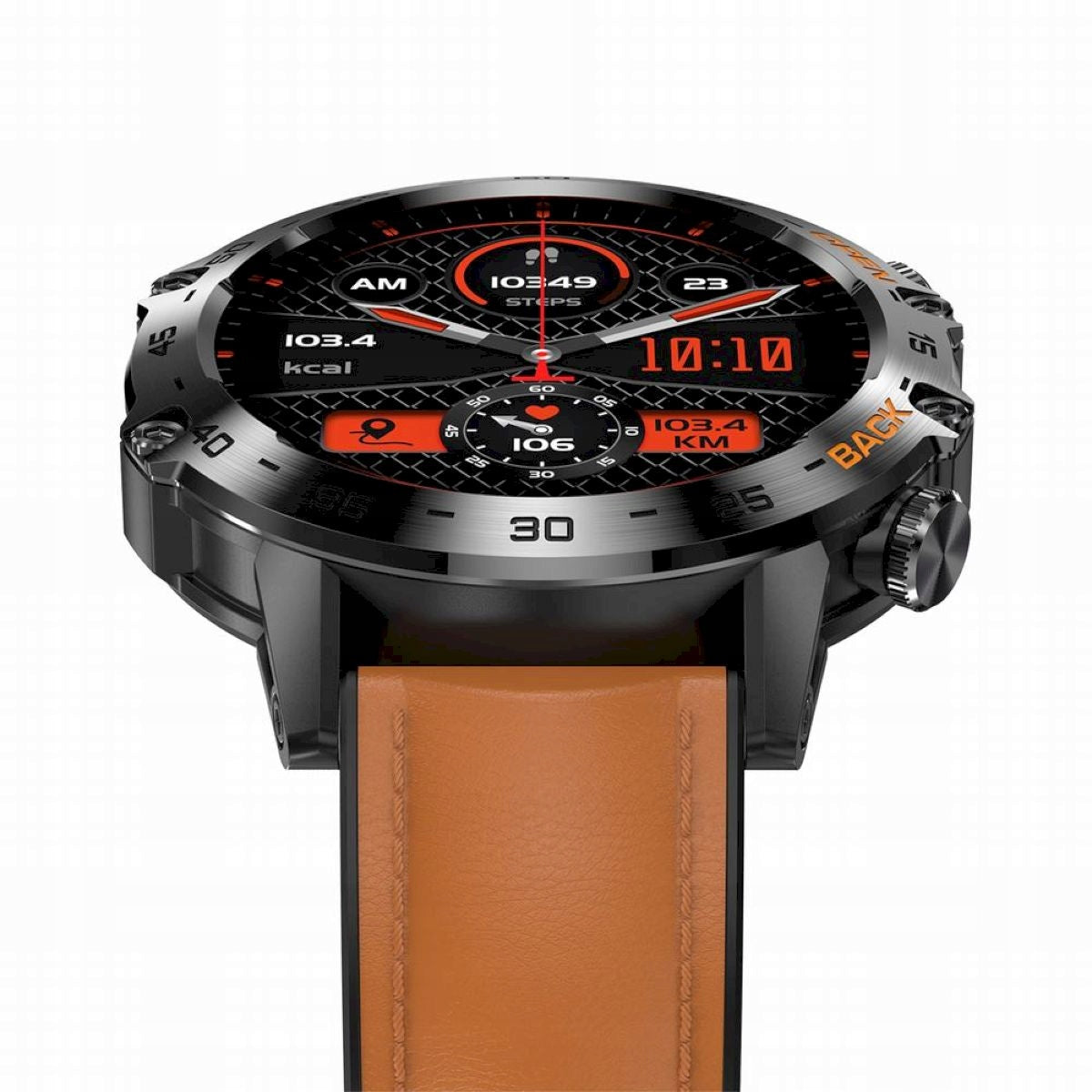 GRAVITY GT9-7 black brown men's smartwatch strap with talk function Brand Gravity