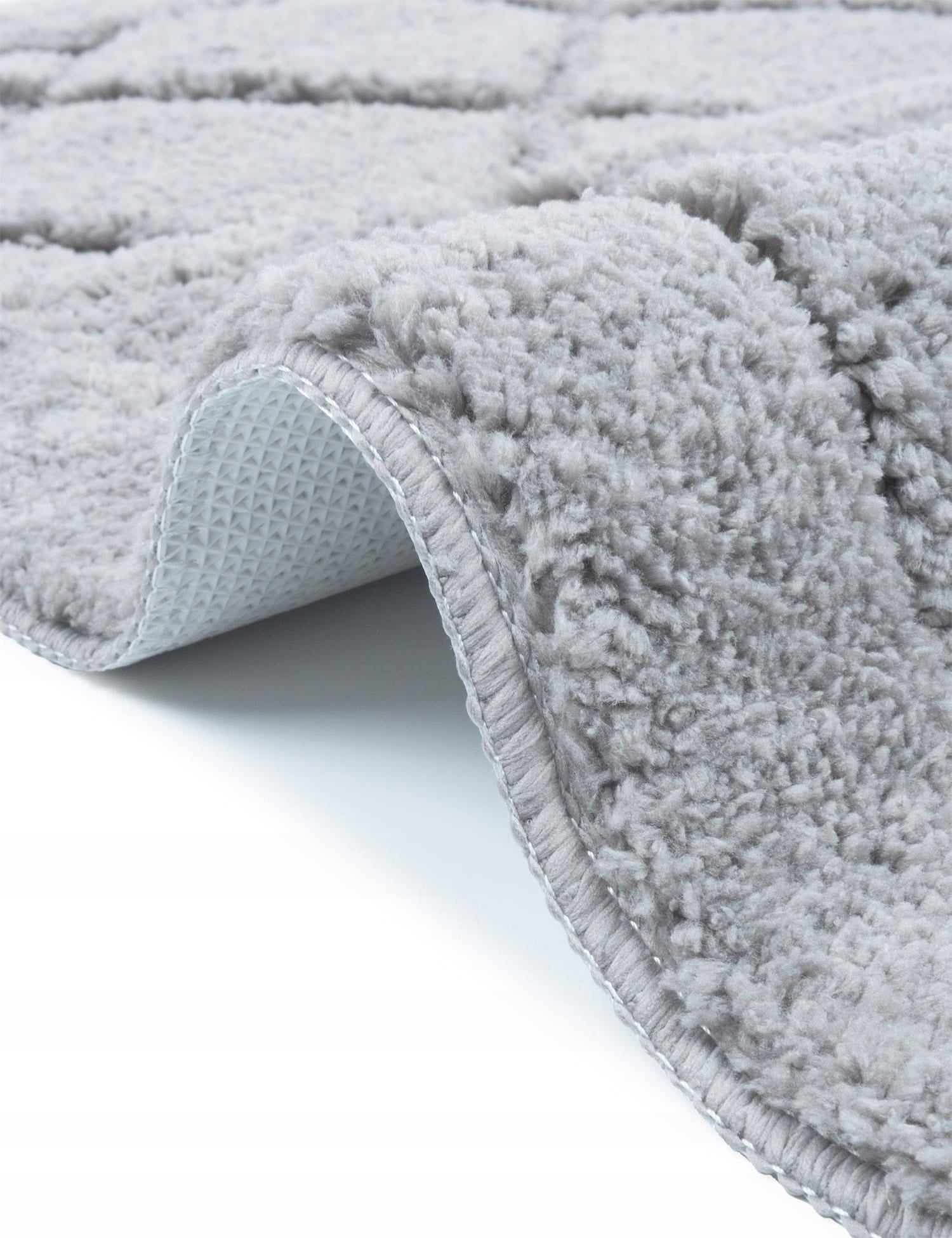 GRAY ABSORBENT, ANTI-SLIP, SOFT BATHROOM CARPET 40x60CM, DECORATIVE Packaging status original