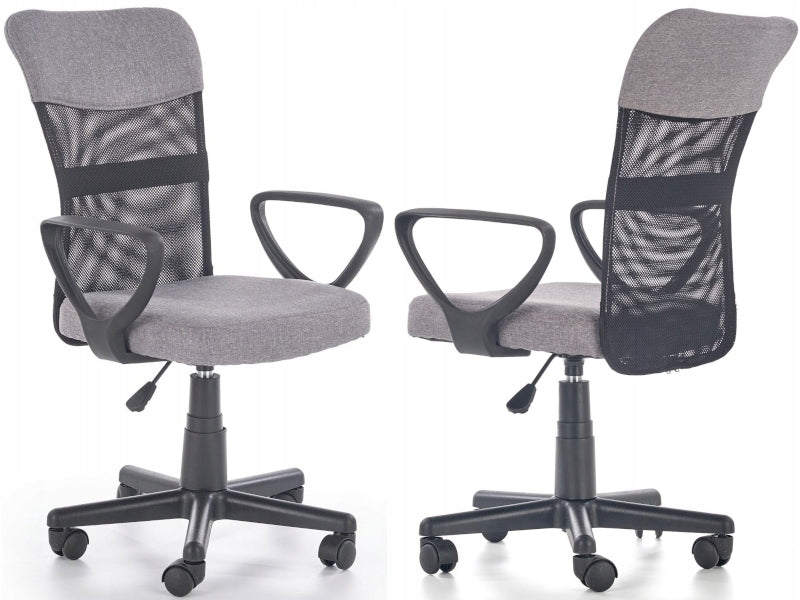 GRAY TIMMY Halmar children's swivel armchair