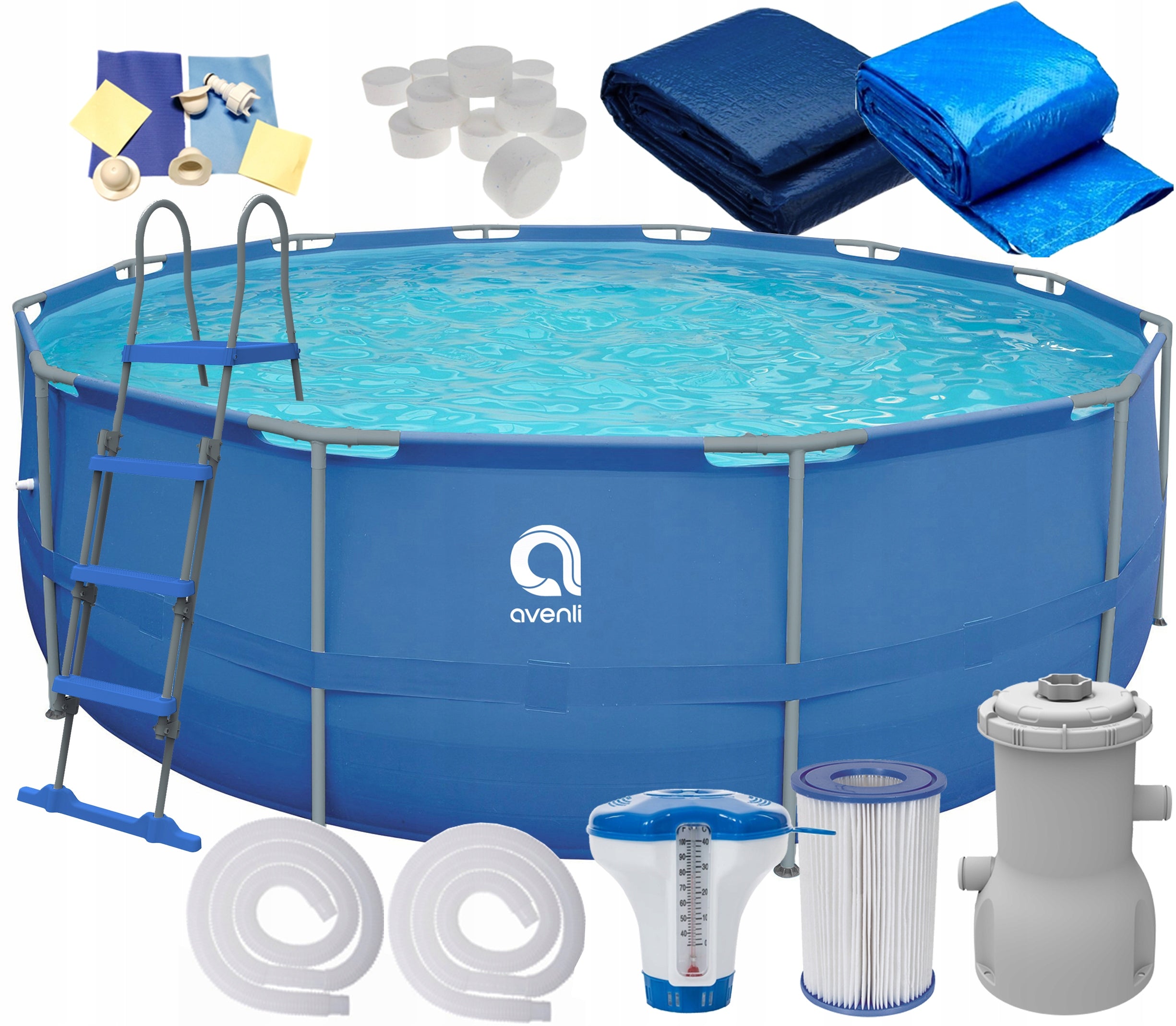 GREAT GARDEN FRAME POOL 457x122cm 18in1 WITH LADDER MODEL 2025 EAN (GTIN) 5902759974739