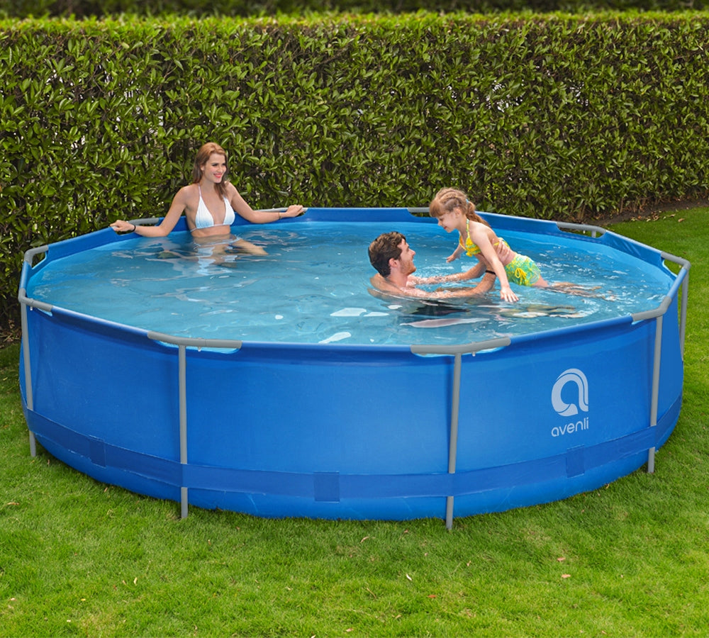 GREAT GARDEN FRAME POOL 457x122cm 18in1 WITH LADDER MODEL 2025 Height 122 cm