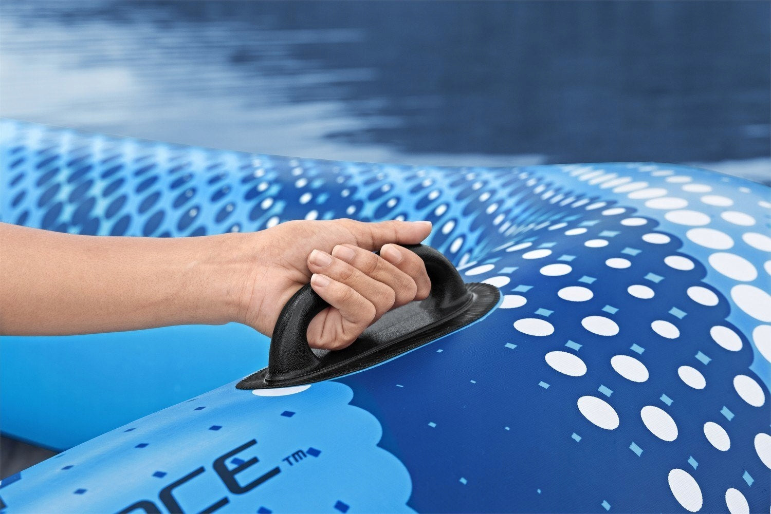GREAT Inflatable SWIMMING ISLAND with Sun visor XXL mattress Manufacturer code 6941607327081