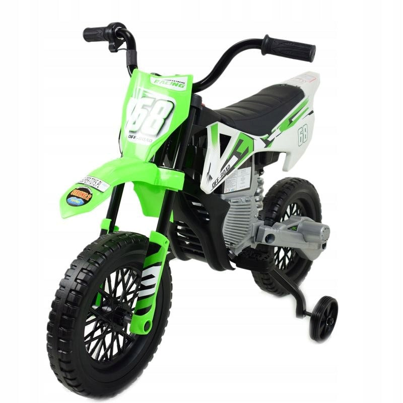 GREAT OFF ROAD MOTORBIKE SOFT WHEELS, GAS IN SHIFTER, SOFT SEAT/JT5006 Packaging status original
