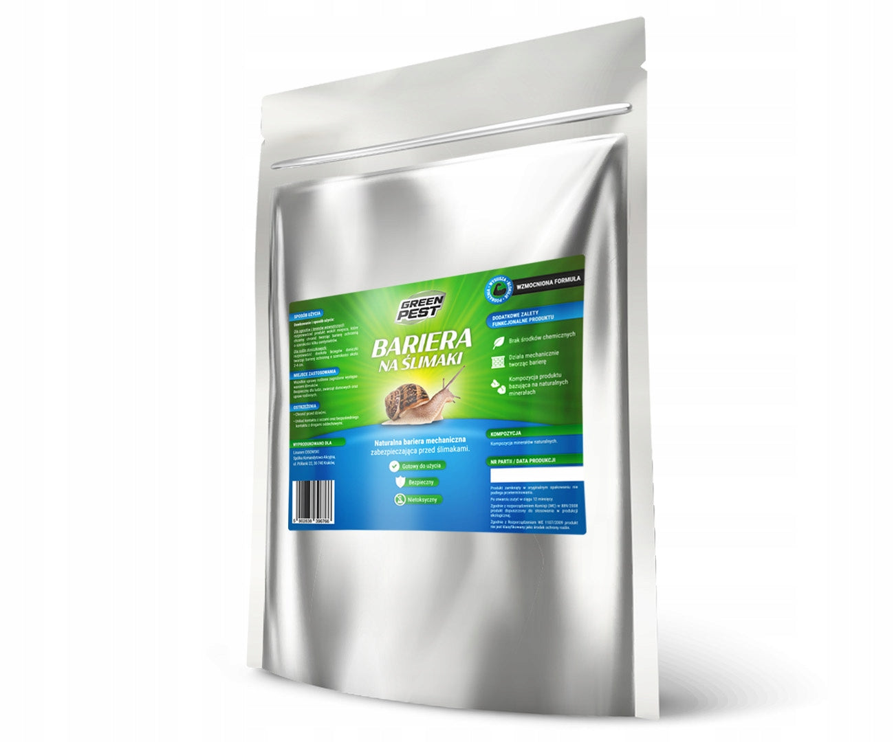 GREEN PEST GRANULES SNAIL BARRIER AGAINST SNAILS 1,5KG Use Against other