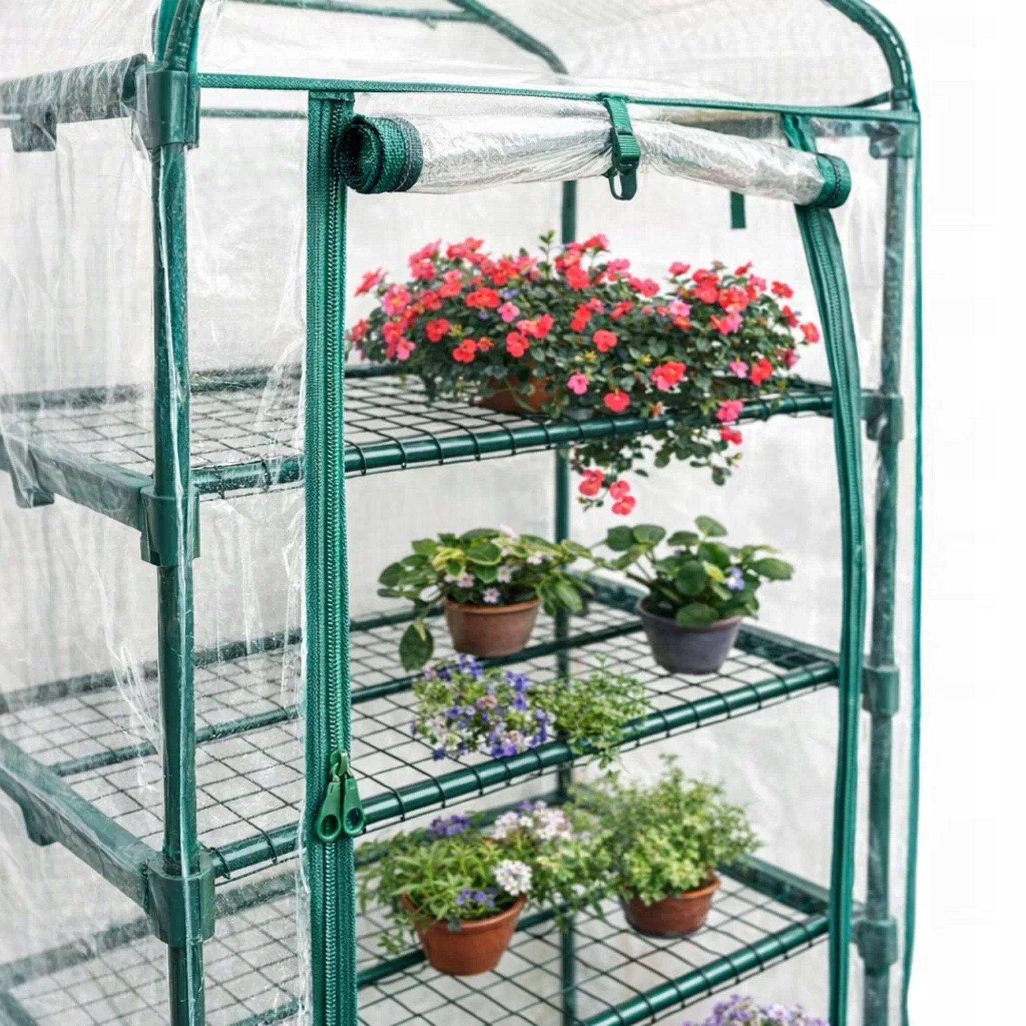 GREENHOUSE GARDEN BALCONY TERRACE FOR BALCONY 70x60x160CM FOIL LOCKABLE Product weight with unit packaging 4.653 kg
