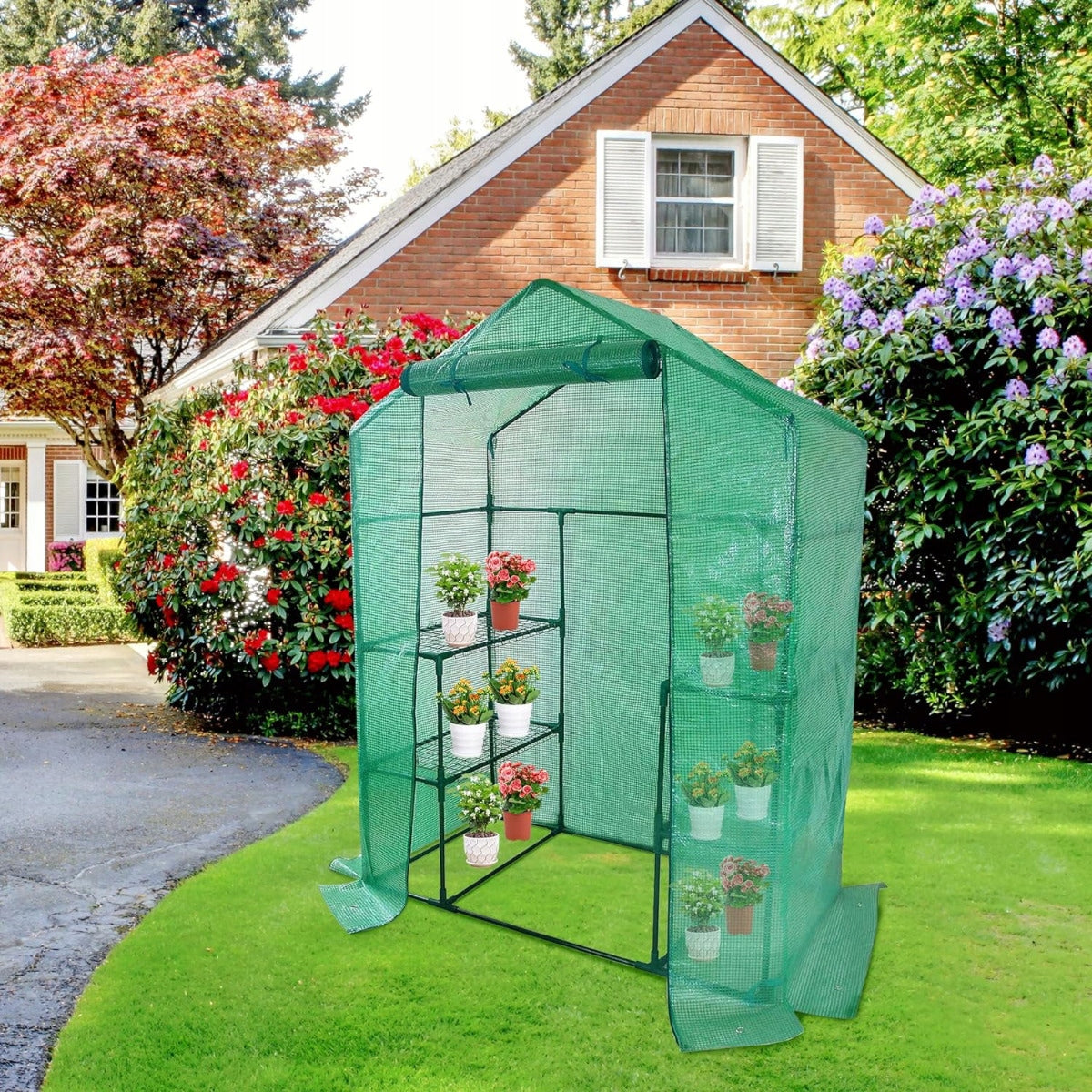 GREENHOUSE GARDEN FOIL WITH SHELVES SEEDLING FOR SOWING quilting on the balcony Product weight with unit packaging 0.15 kg