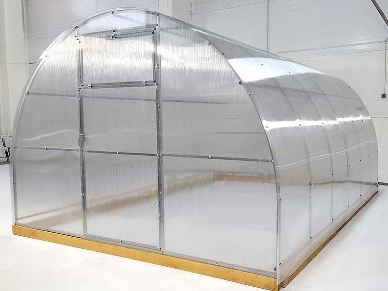 GREENHOUSE POLYCARBONATE STRAIGHT PLUS 3x6m 4mm 40x20 Length 6.02 m
