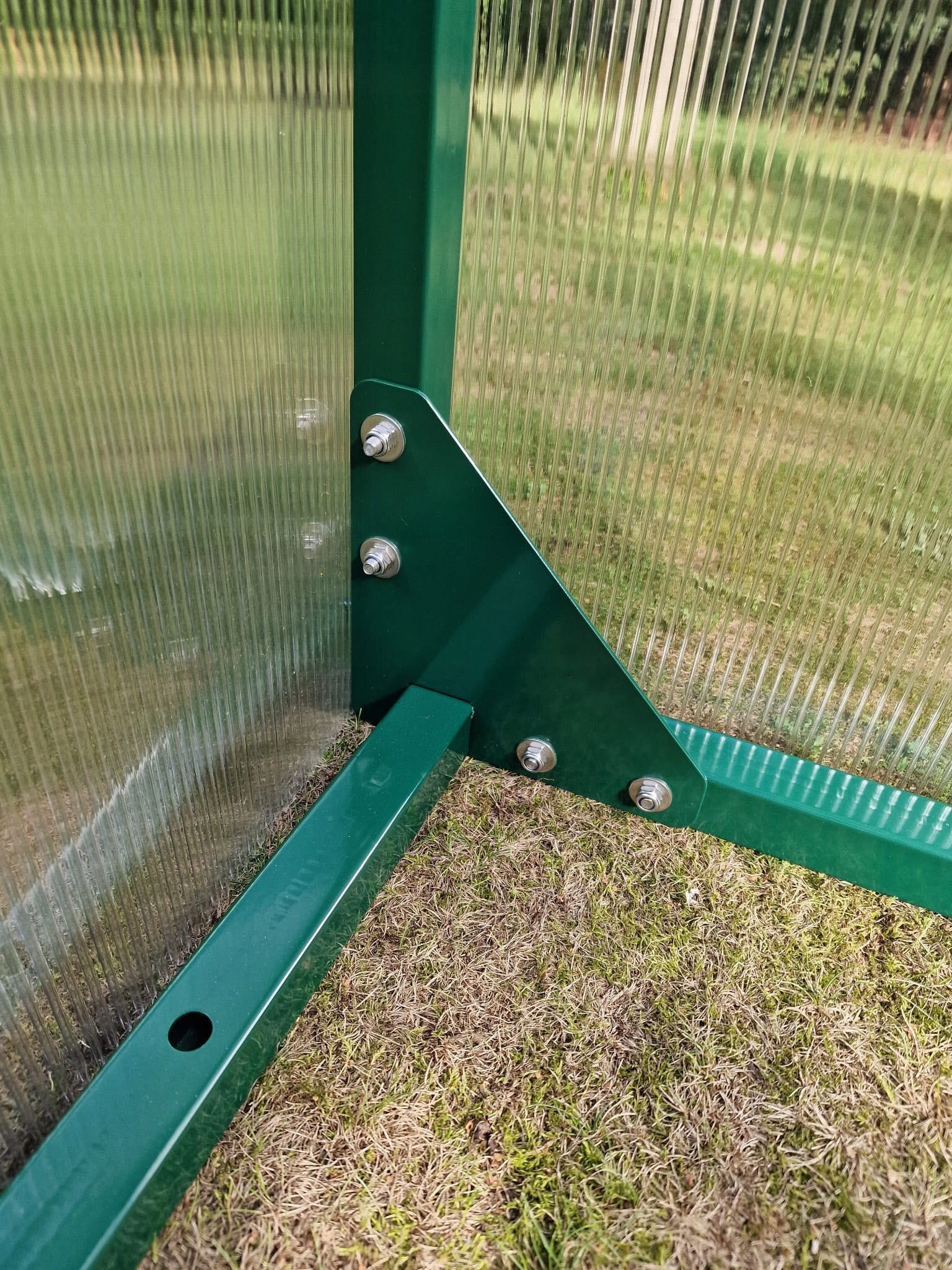 GREENHOUSE POLYCARBONATE TUNNEL 15M2 250X600 PTF POLAND GREEN Manufacturer PTF