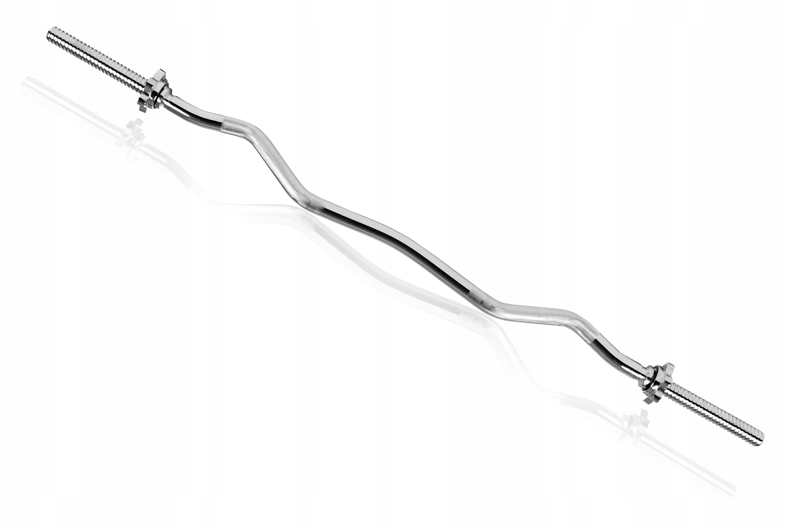 GRIFFIN SLIGHTLY BROKEN 120cm diameter 25mm BARBELL BAR full STEEL threaded CLAMPS Manufacturer code 120/25