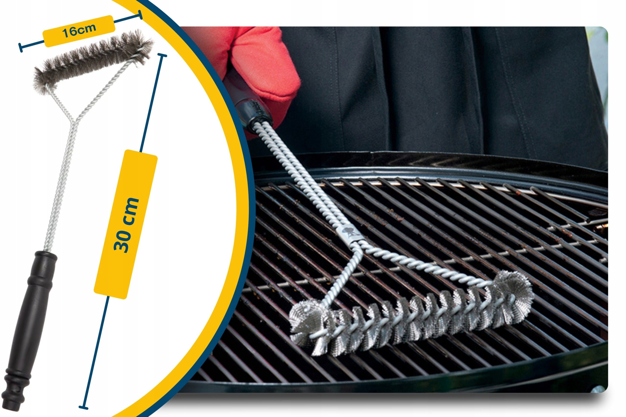 GRILL CLEANING KIT LIQUID BRUSH SPONGE FOR GRATE Effective Manufacturer code ZESTAW DO CZYSZCZENIA GRILLA SKUTECZNY
