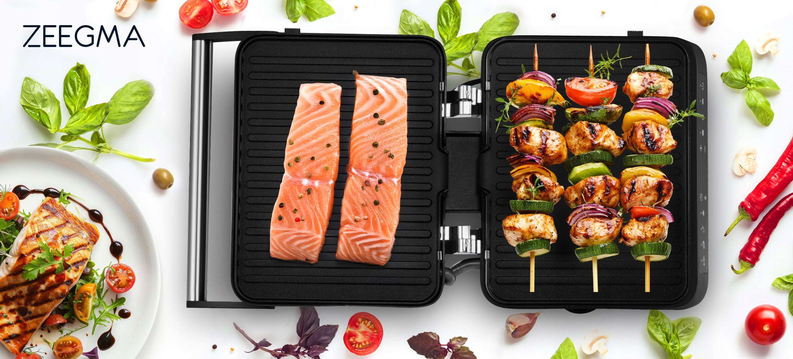 GRILL ELECTRIC FOLDING TOASTER 2000W Timer Panini 2 THERMOSTATS EAN (GTIN) 5903771723008