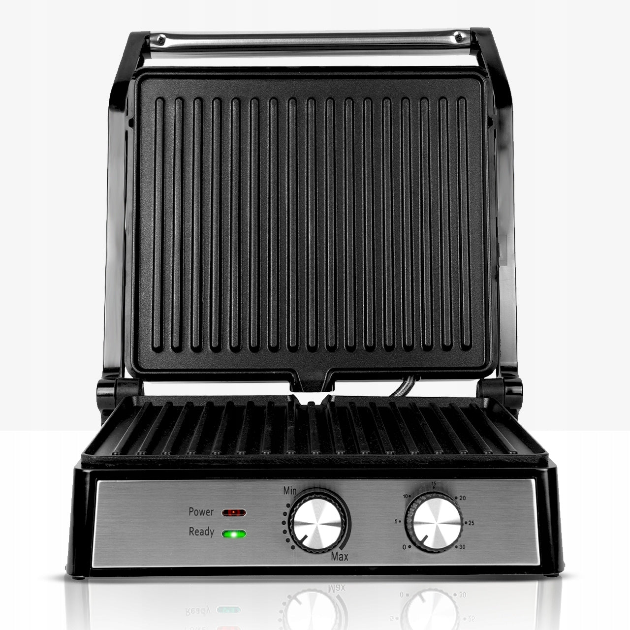 GRILL ELECTRIC TOASTER FOLDING TOASTER FOR SANDWICHES PANINI TIMER 2500W Power rating 2500 W