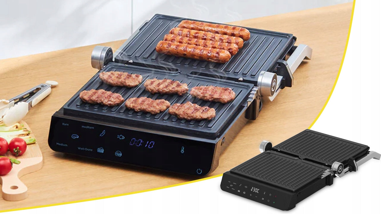 GRILL ELECTRIC TOASTER OVEN FOR PANINI KEBABA SANDWICHES FOLDING 2000W EAN (GTIN) 5903933567136