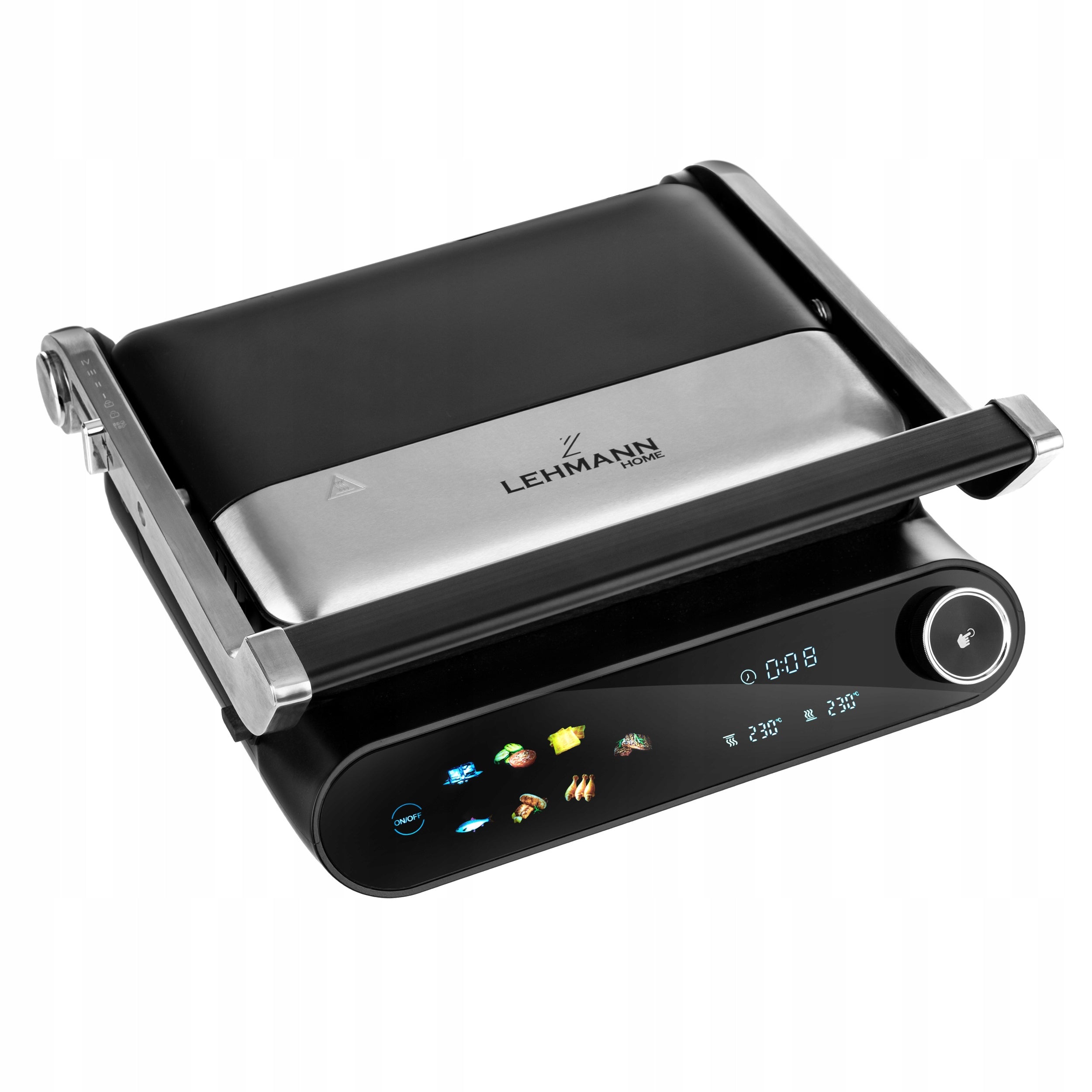 GRILL ELECTRIC TOASTER OVEN FOR PANINI SANDWICHES FOLDING TIMER 2200W Temperature control yes