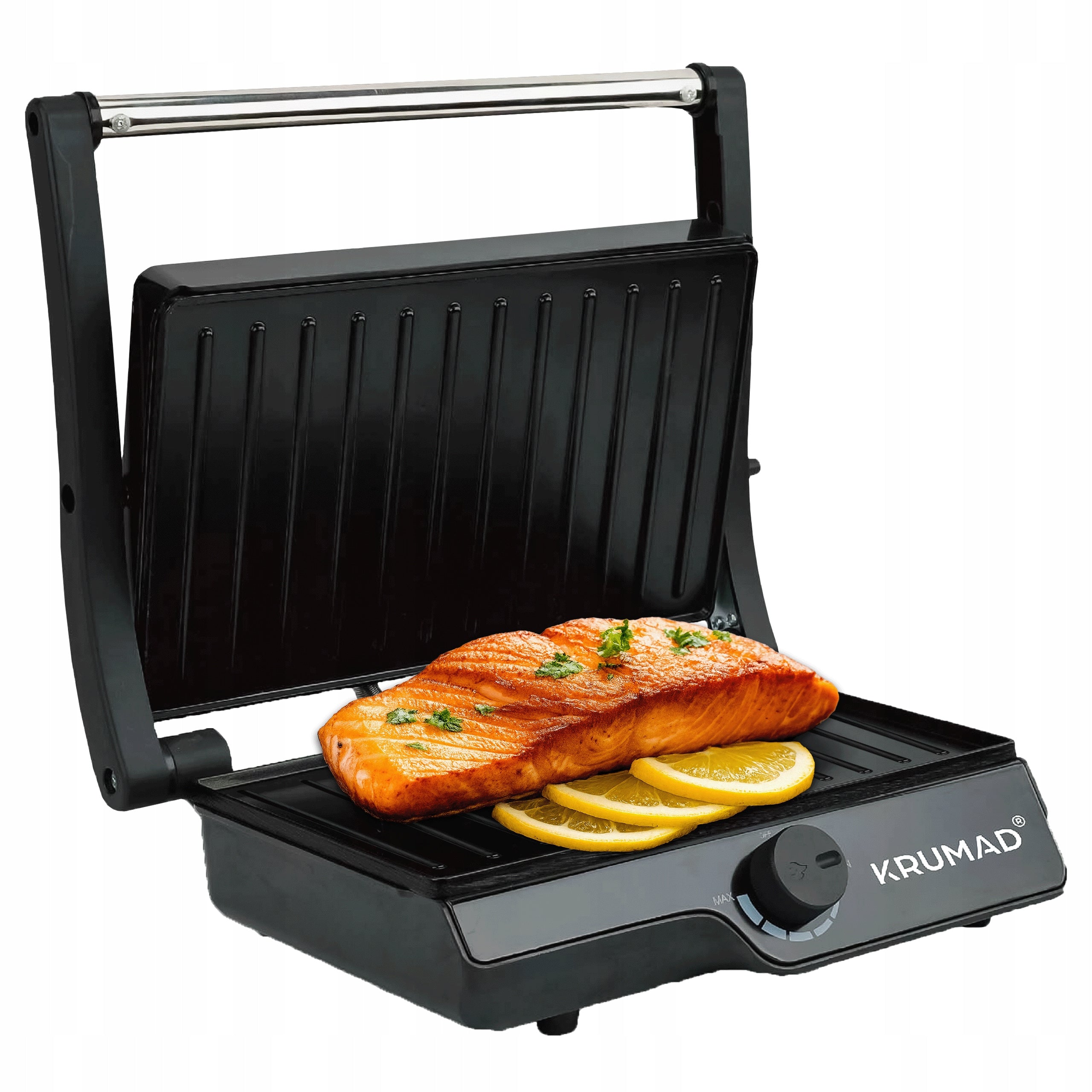 GRILL ELECTRIC TOASTER OVEN LARGE FOR SANDWICHES FOLDING POWER 2000W Temperature control yes