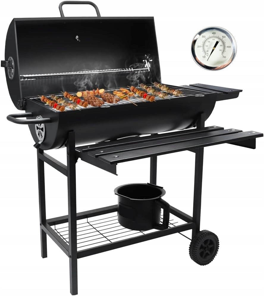 GRILL GARDEN CHARCOAL COVER ASHTRAY THERMOMETER LARGE XXL PORTABLE