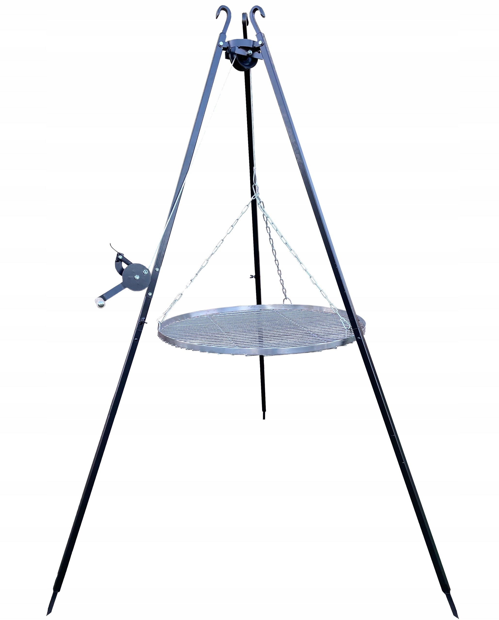 GRILL GARDEN TRIPOD FOCAL LENGTH 193 RACK WITH GRATE STAINLESS FIREPLACE