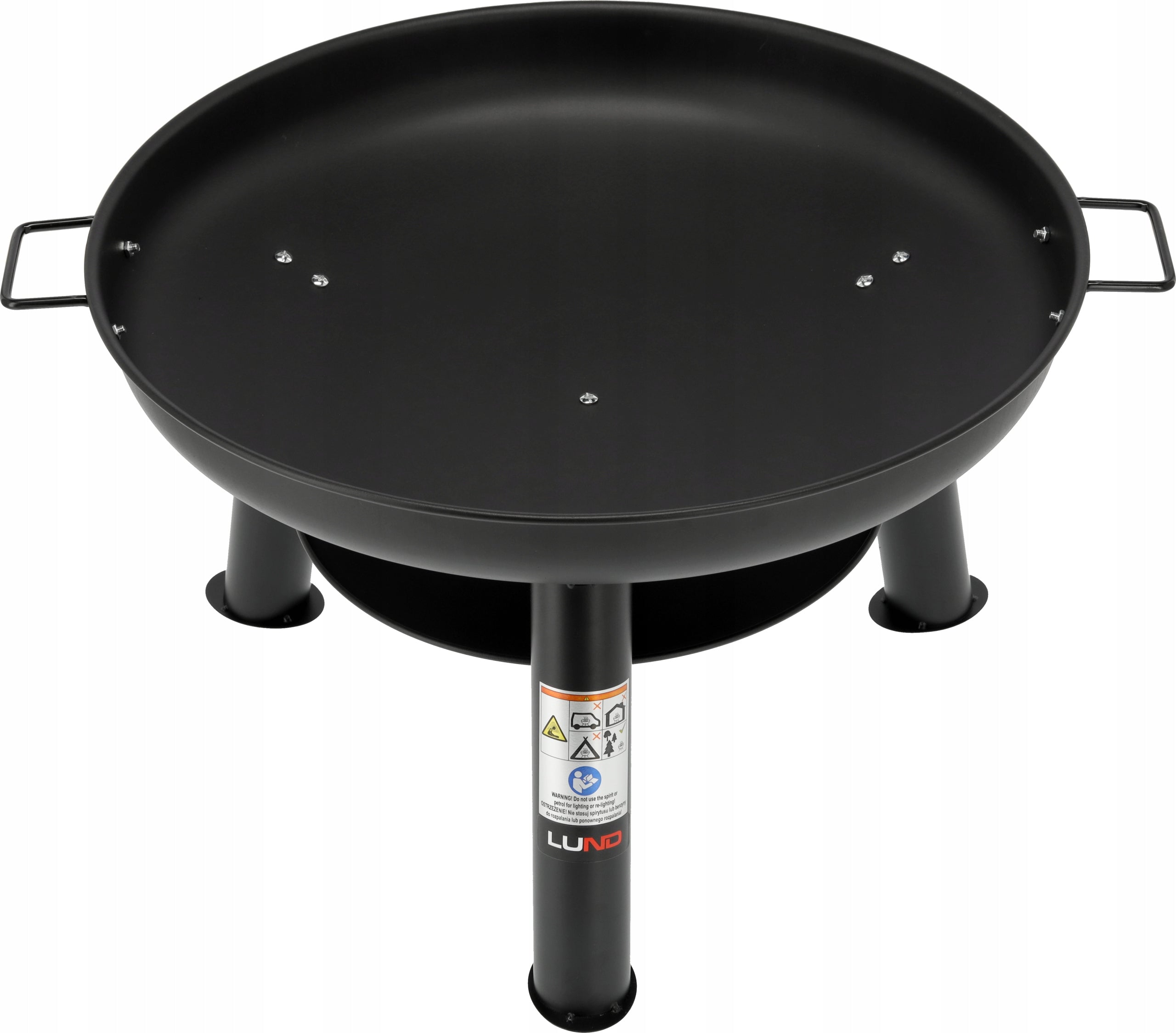 GRILL HANGING GARDEN TRIPOD FOCAL HEARTH GRATE 56,5CM LUND Grill height 166 cm