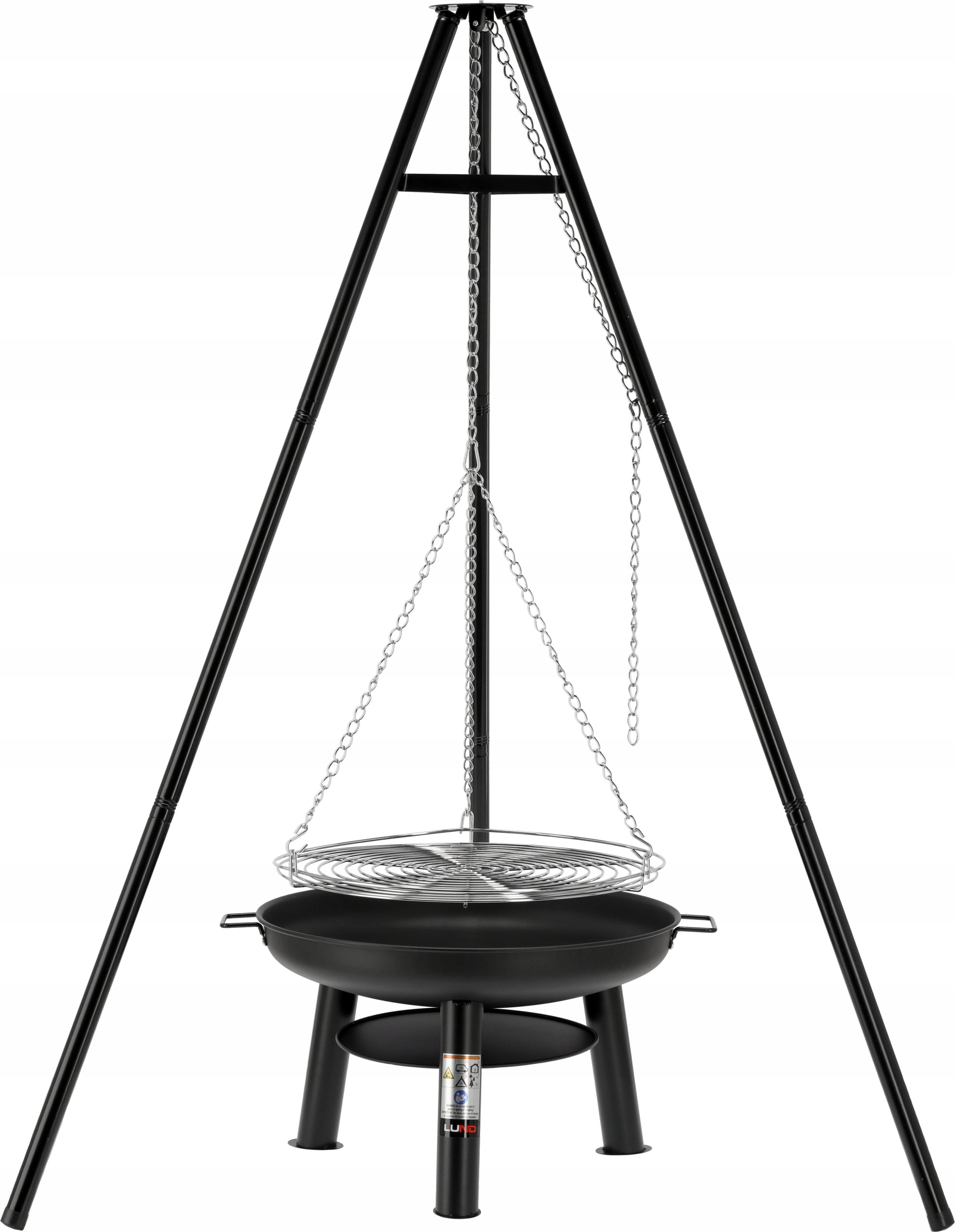 GRILL HANGING GARDEN TRIPOD FOCAL HEARTH GRATE 56,5CM LUND Manufacturer code 99924
