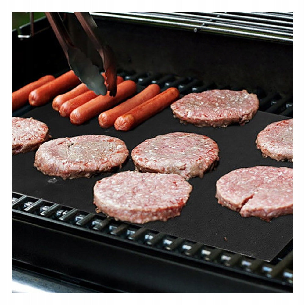GRILL MAT REUSABLE BAKING OVEN TEFLON TRAY x12pcs Manufacturer code WIELORAZOWA MATA NA GRILLA 12SZTUK