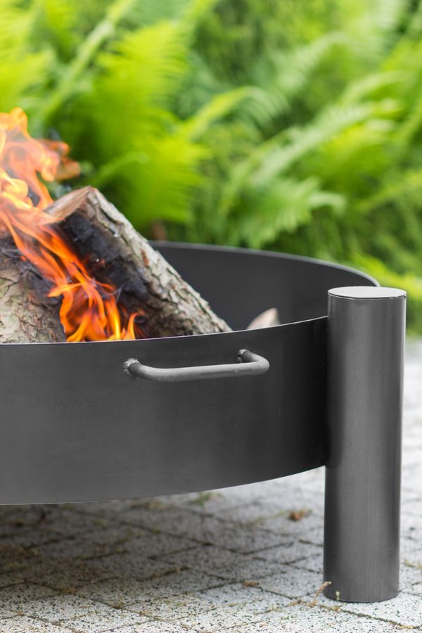 GRILL ON TRIPOD GARDEN STEEL BLACK 80CM + GARDEN FIREPLACE HAITI 80CM Manufacturer CookKing