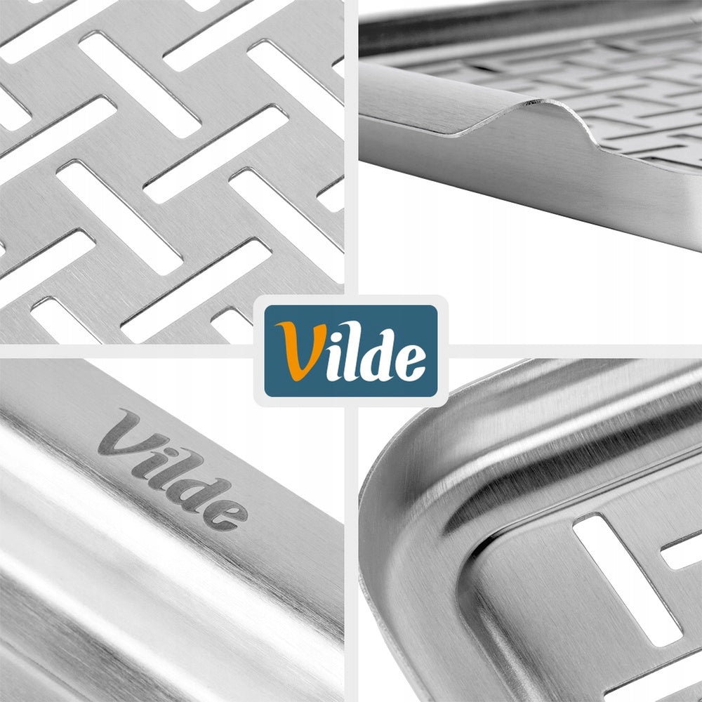 GRILL Plate Sheet Tray Grilling Grate Perforated Steel 29,5cm Manufacturer code 5900670122390