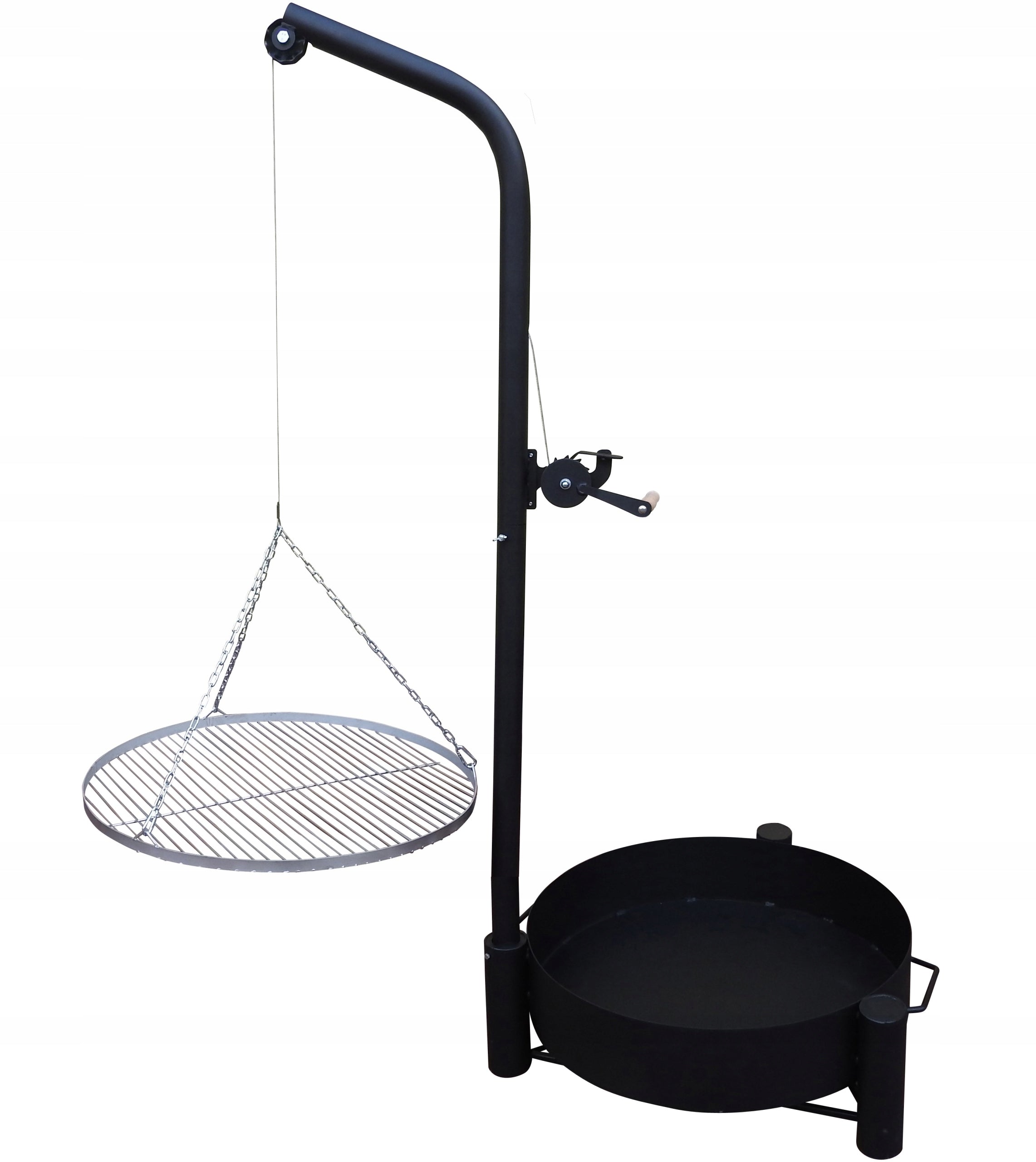 GRILL TRIPOD GARDEN CRANE FOCAL HEARTH GRATE 70 STAINLESS INOX EAN (GTIN) 5905265590141